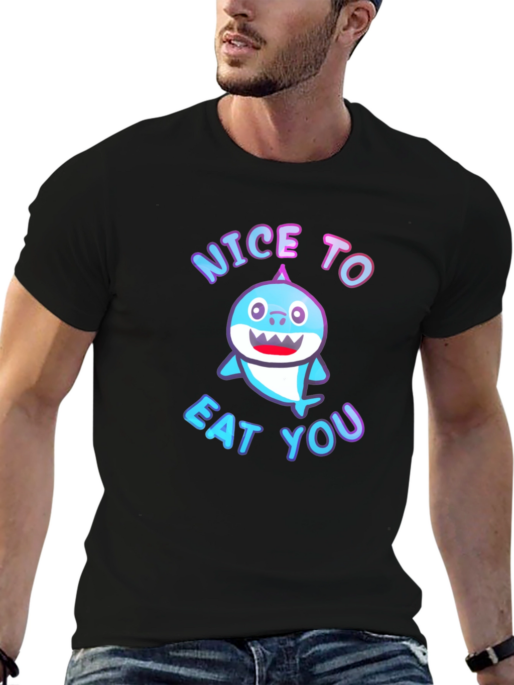 Nice to Eat You Shark Graphic Tee