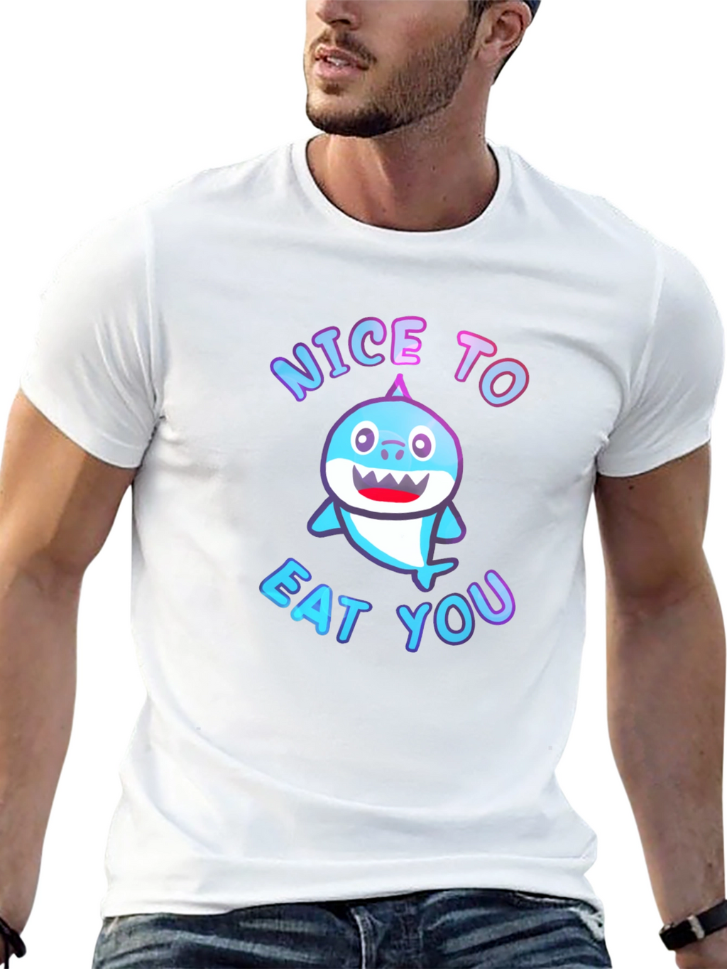 Nice to Eat You Shark Graphic Tee