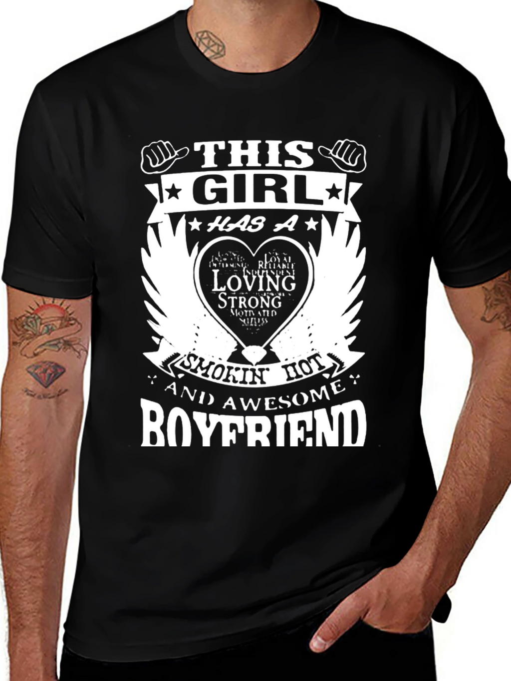 Funny Boyfriend Graphic T-Shirt