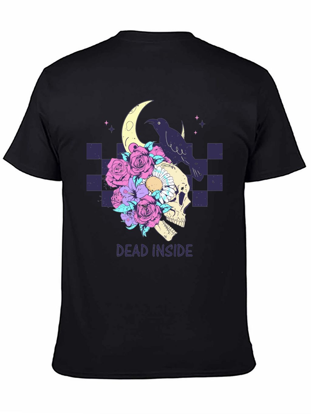 Dead Inside Raven Skull T-Shirt