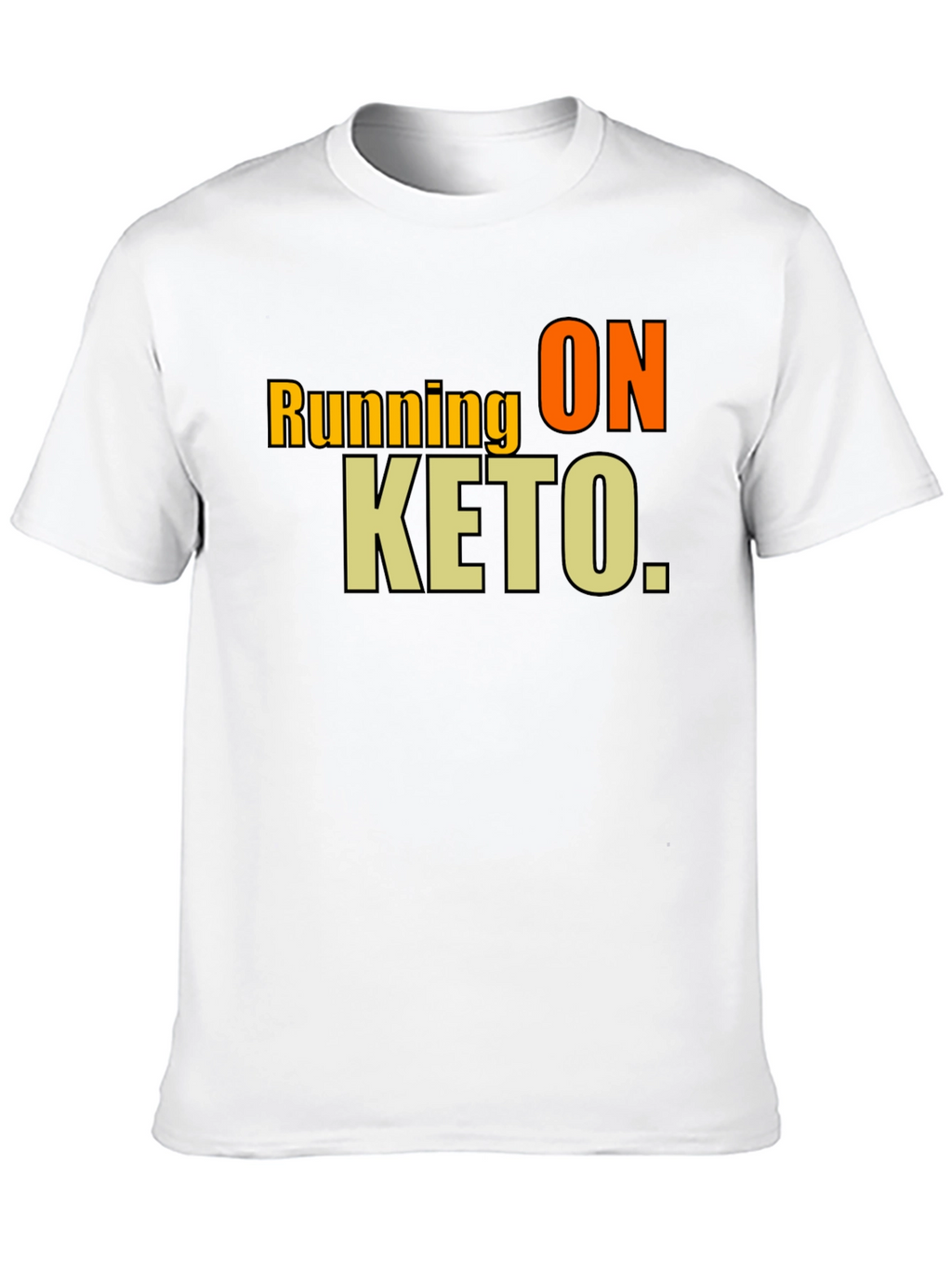 Running on Keto Black T-Shirt