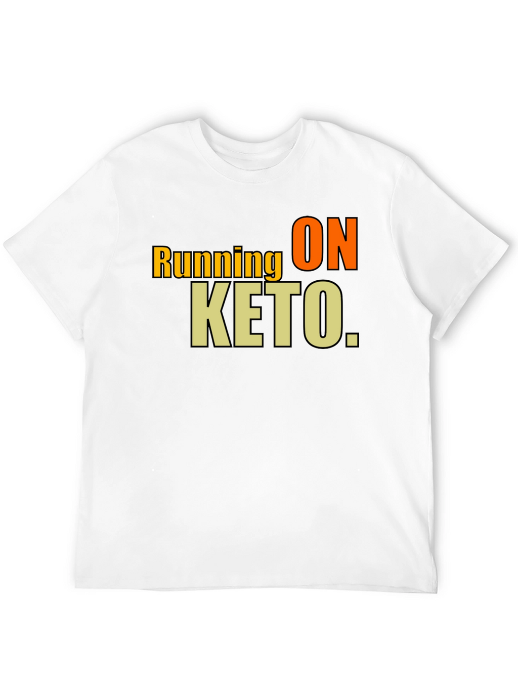 Running on Keto Black T-Shirt