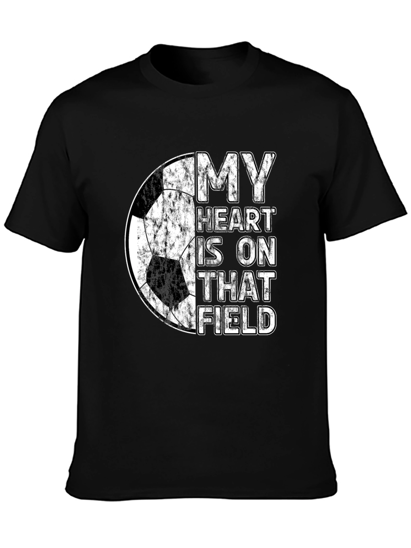 Soccer Heart T-Shirt - My Heart Is On That Field