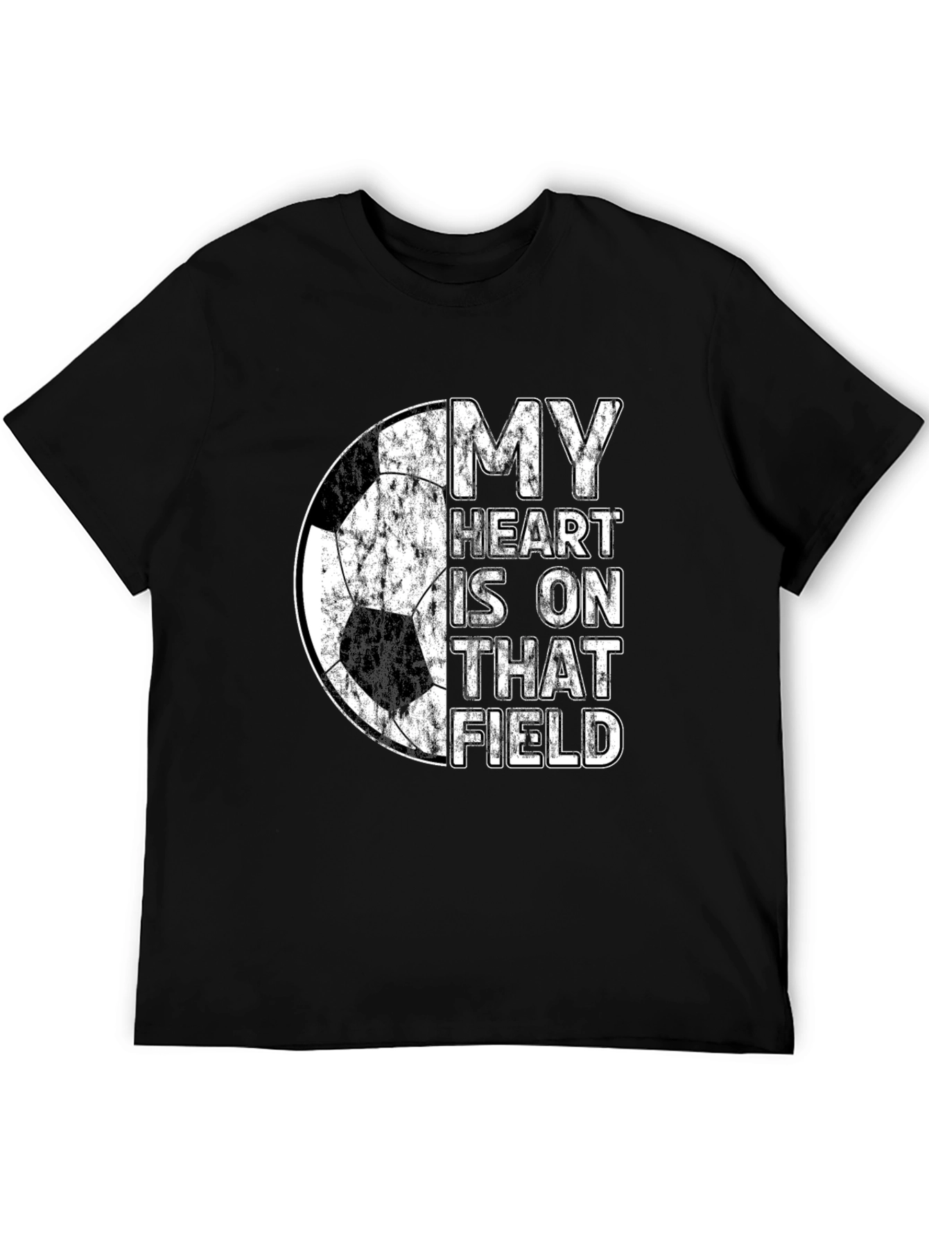 Soccer Heart T-Shirt - My Heart Is On That Field