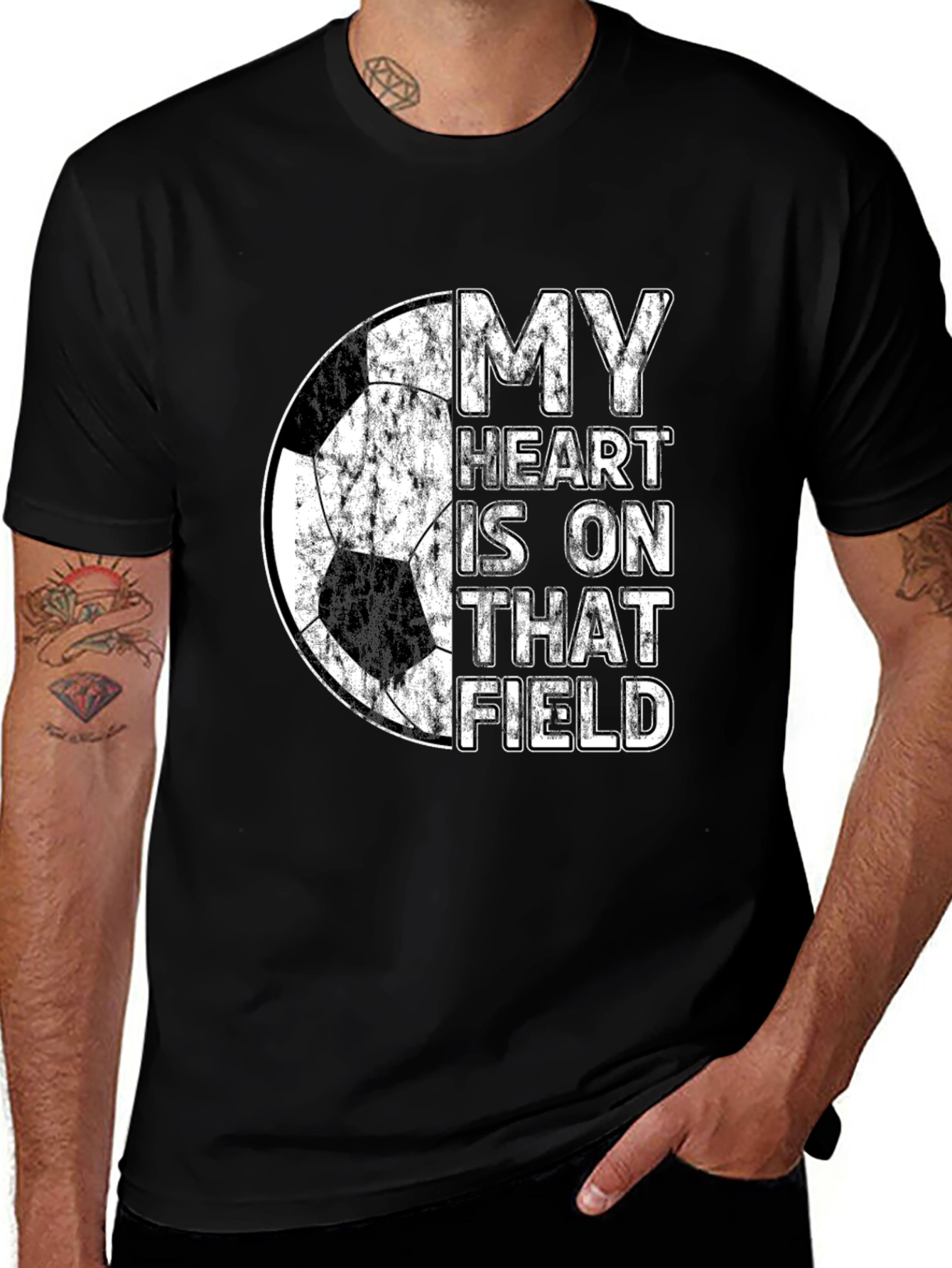 Soccer Heart T-Shirt - My Heart Is On That Field