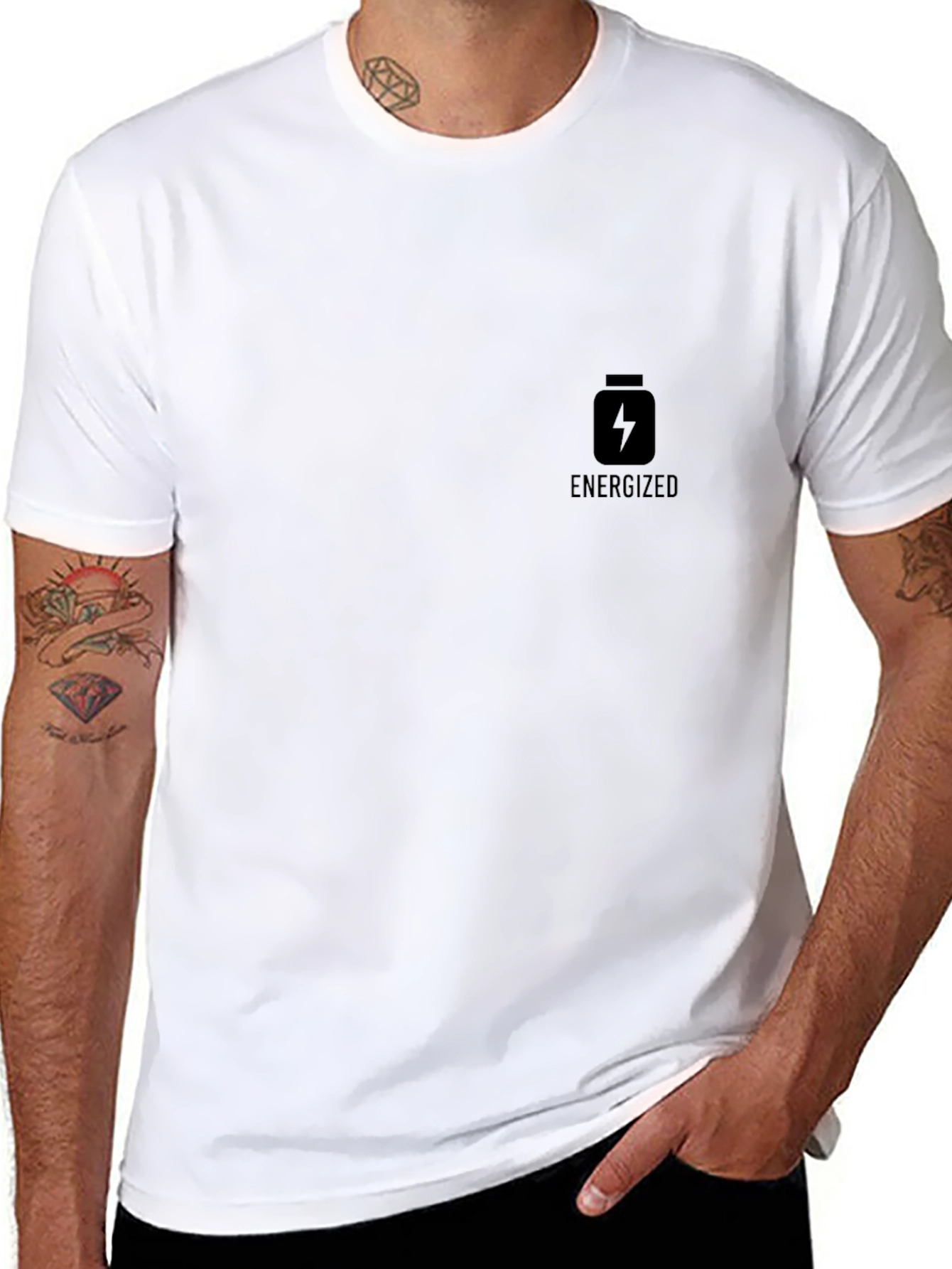 Energized Graphic T-Shirt - Black