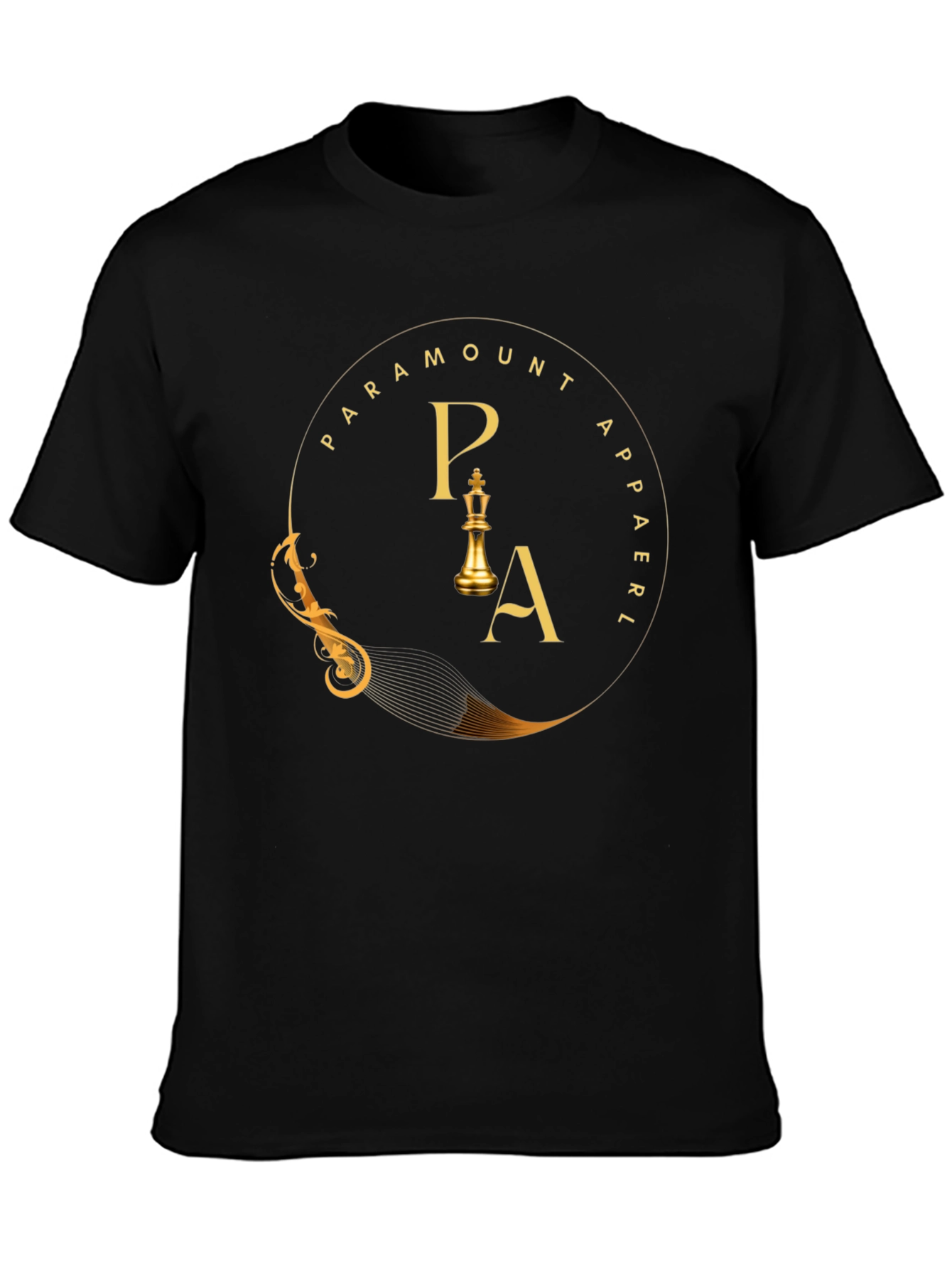 Paramount Apparel Black T-Shirt