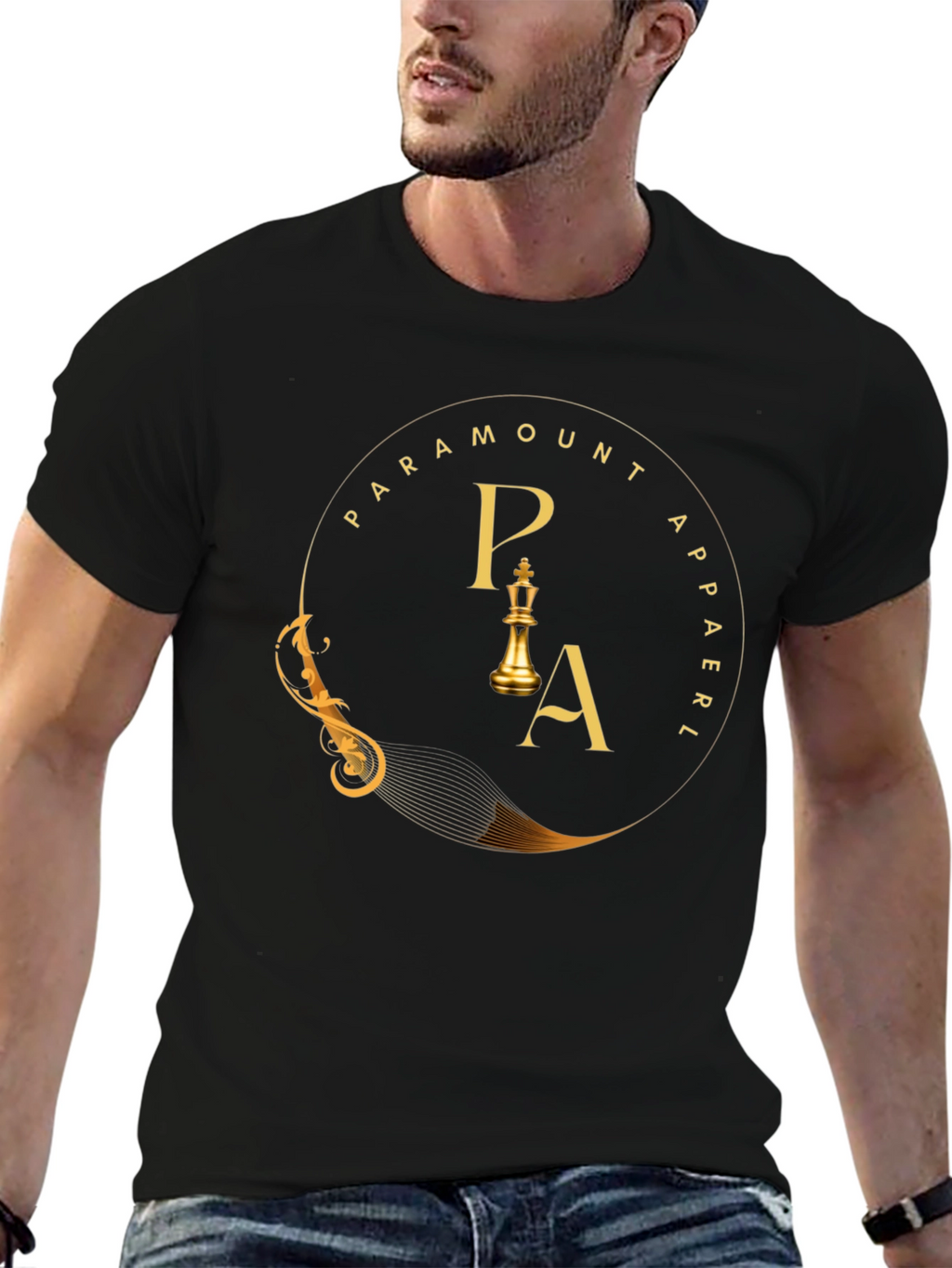Paramount Apparel Black T-Shirt