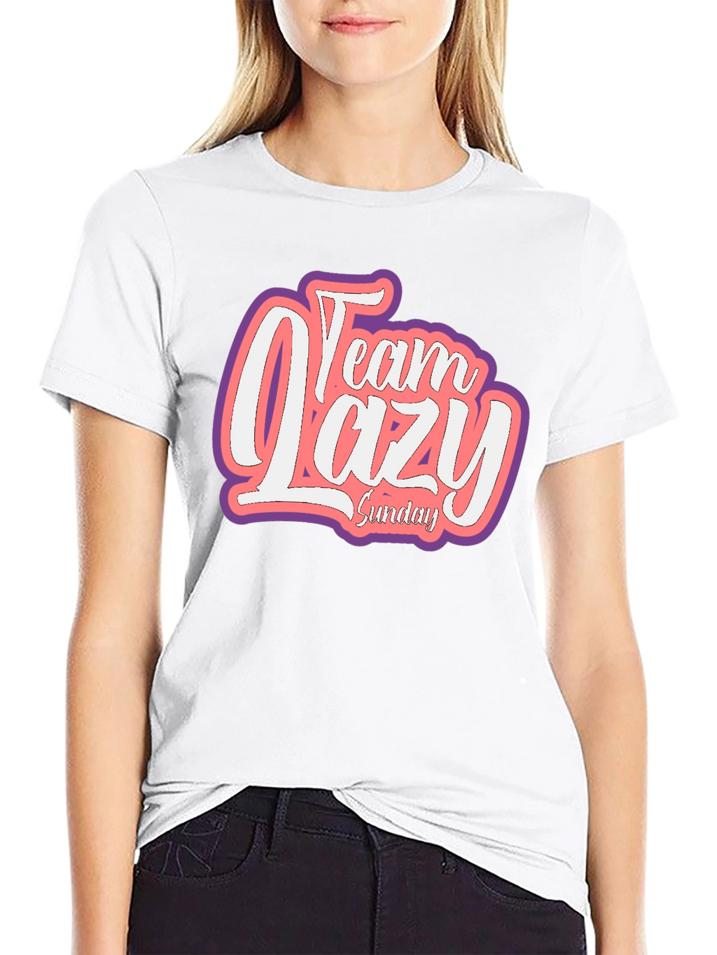 Team Lazy Sunday Graphic T-Shirt