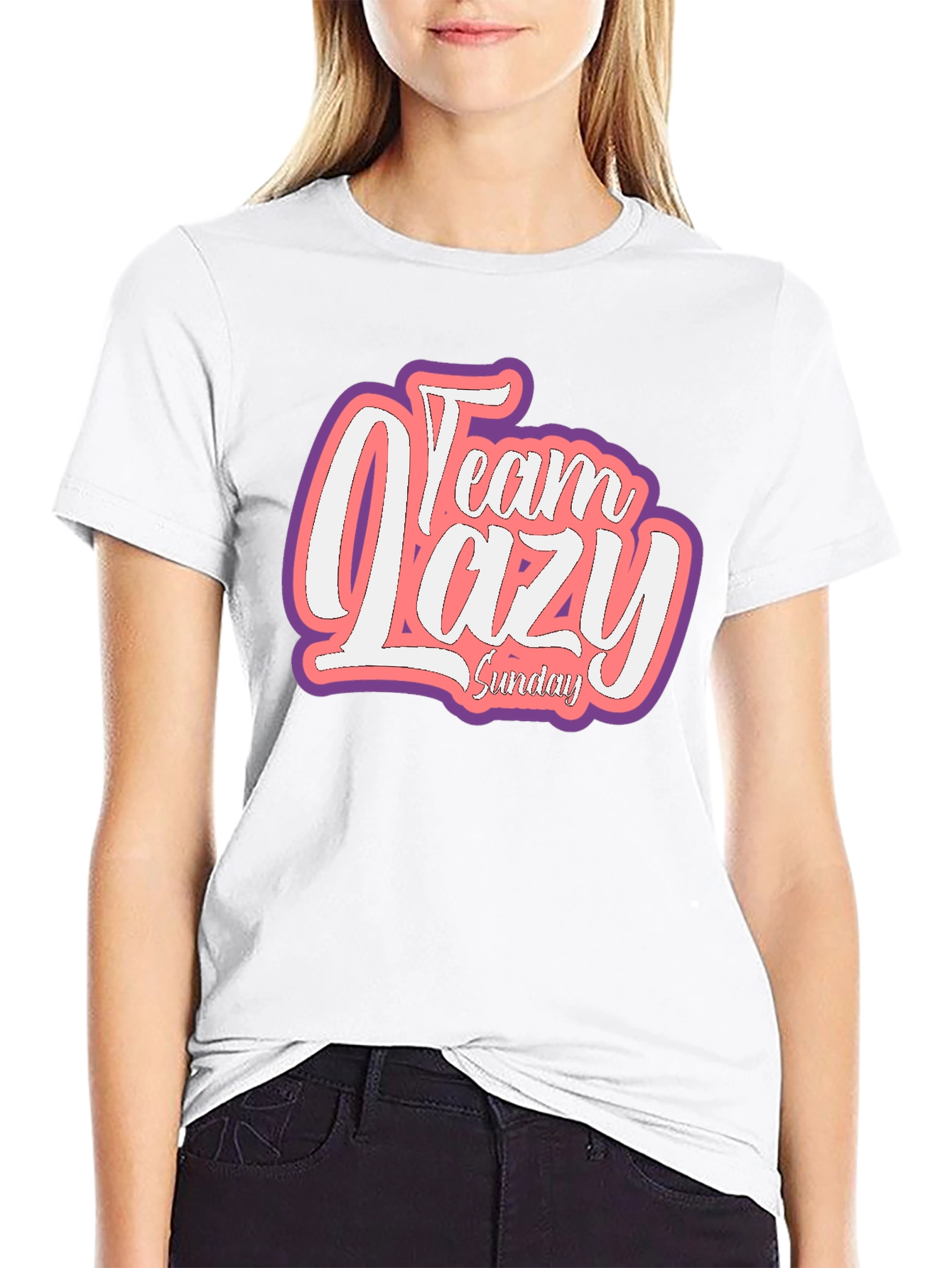 Team Lazy Sunday Graphic T-Shirt