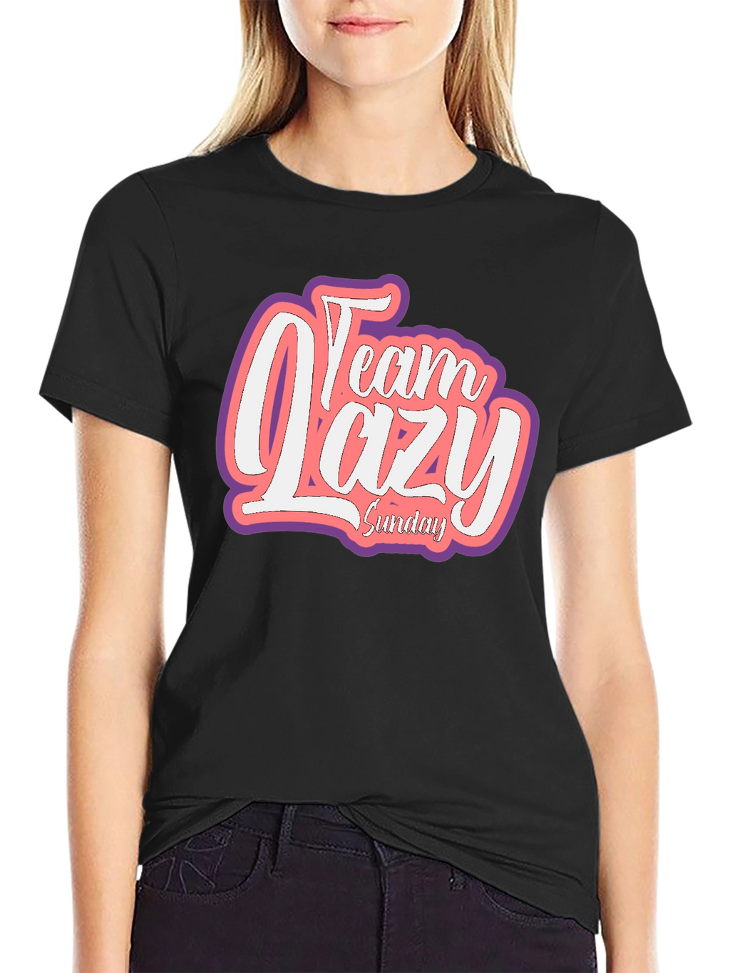 Team Lazy Sunday Graphic T-Shirt