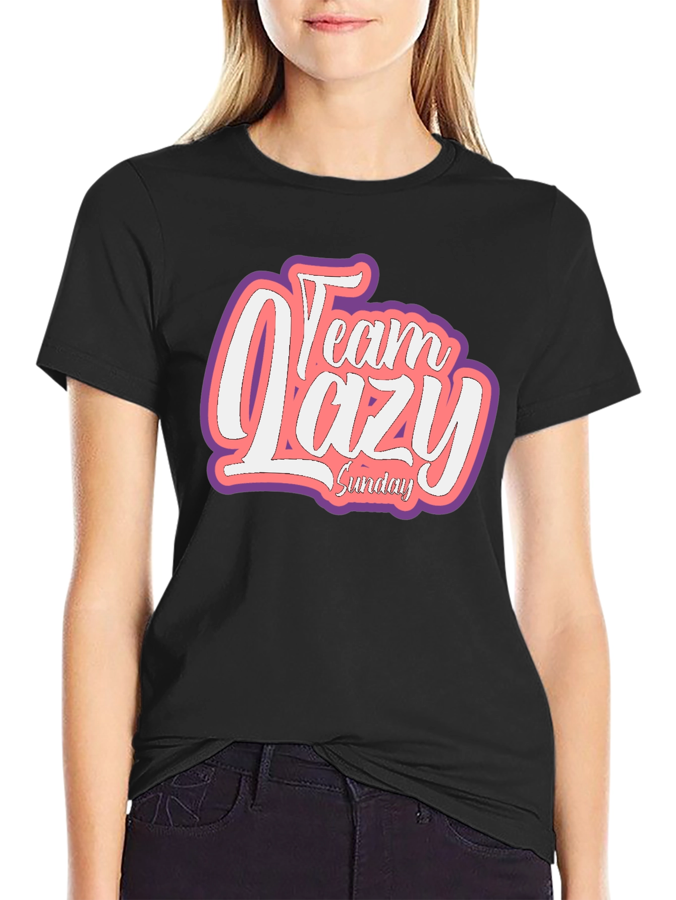 Team Lazy Sunday Graphic T-Shirt