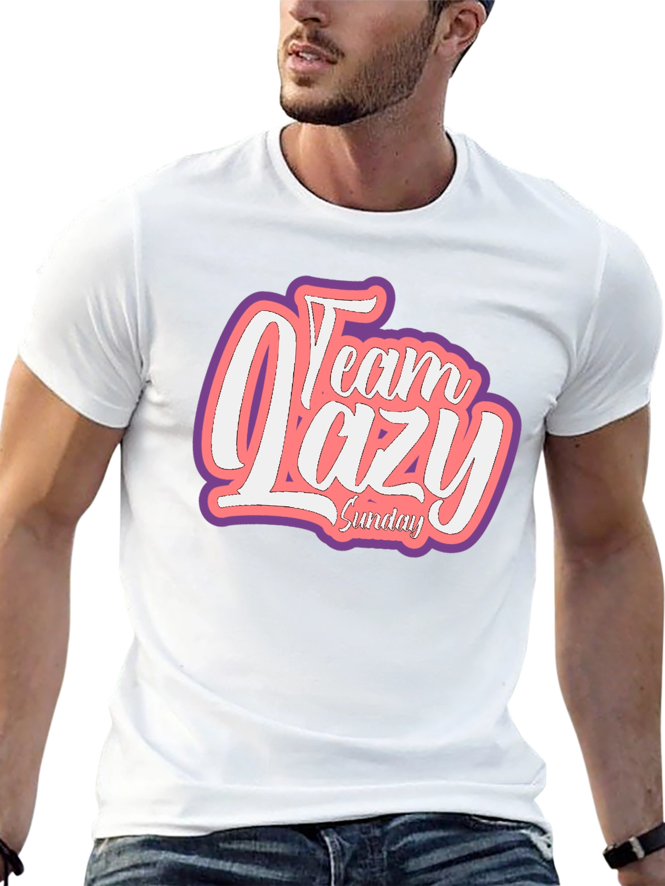 Team Lazy Sunday Graphic T-Shirt