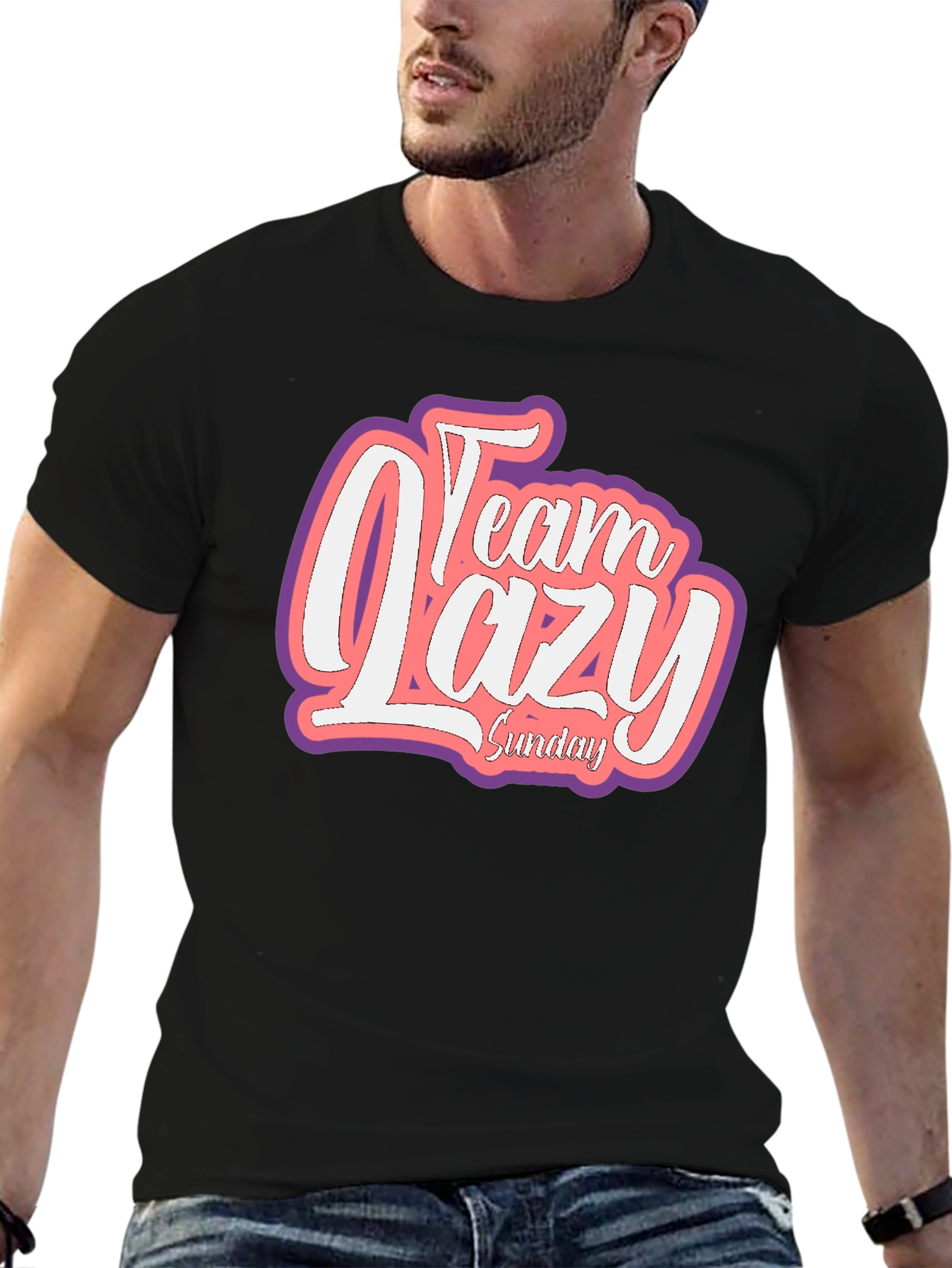 Team Lazy Sunday Graphic T-Shirt