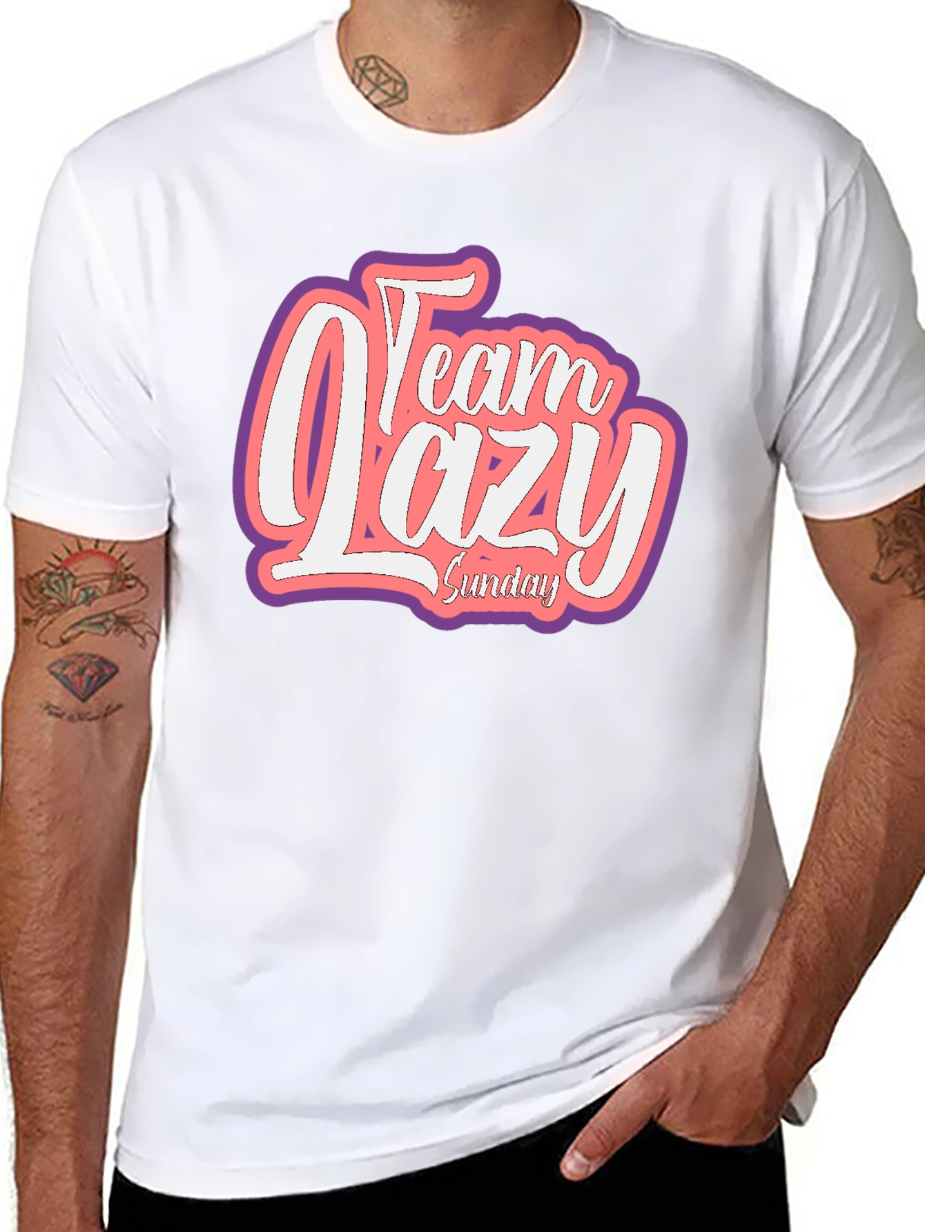 Team Lazy Sunday Graphic T-Shirt