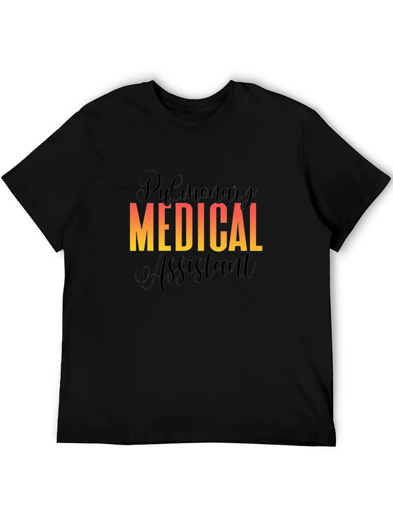Pulmonary Medical Assistant Black T-Shirt