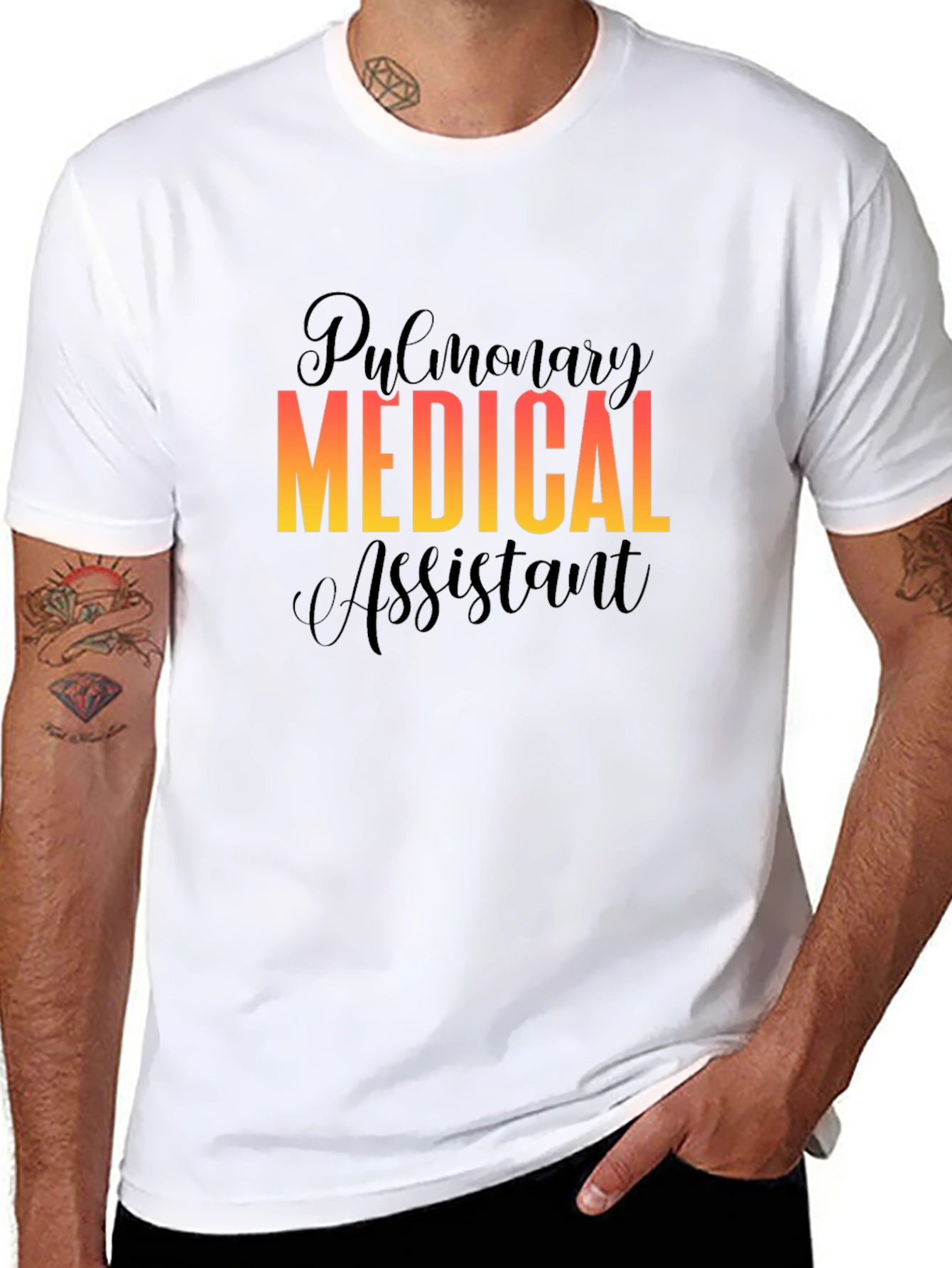 Pulmonary Medical Assistant Black T-Shirt