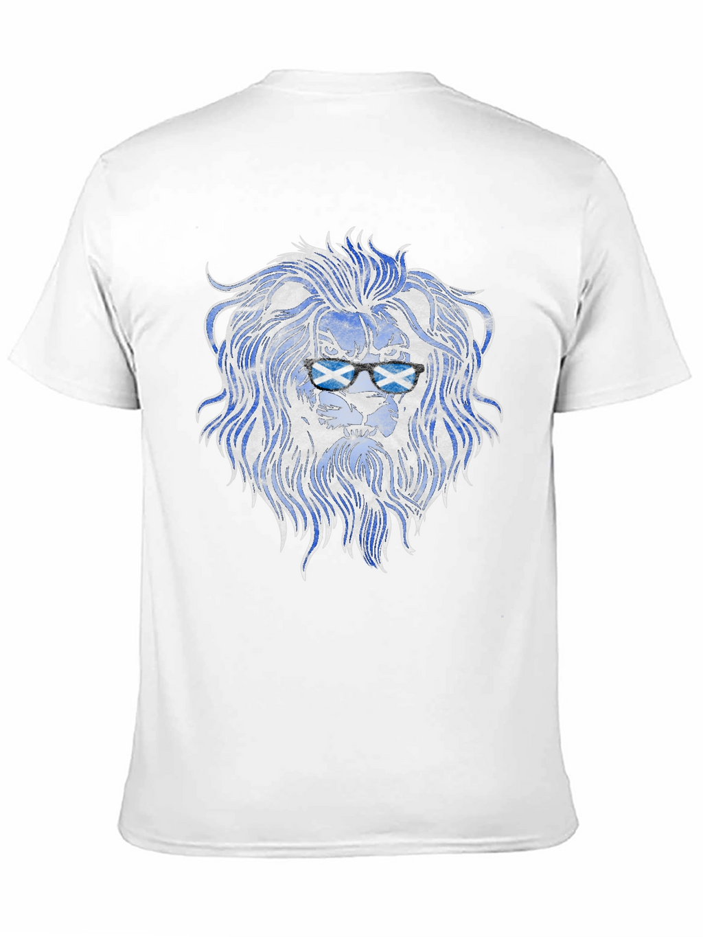 Scottish Lion Flag Graphic Mens T-Shirt