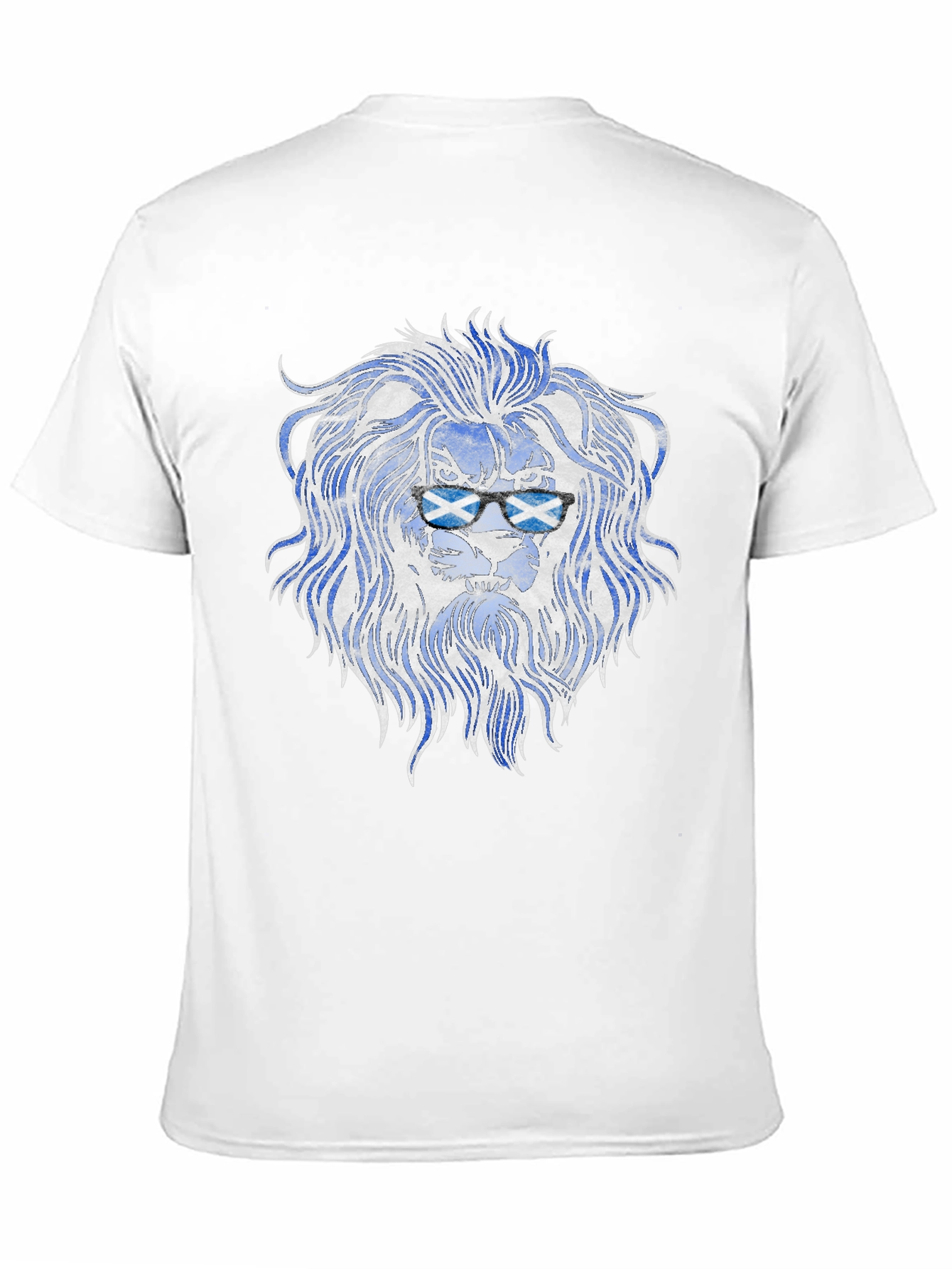 Scottish Lion Flag Graphic Mens T-Shirt
