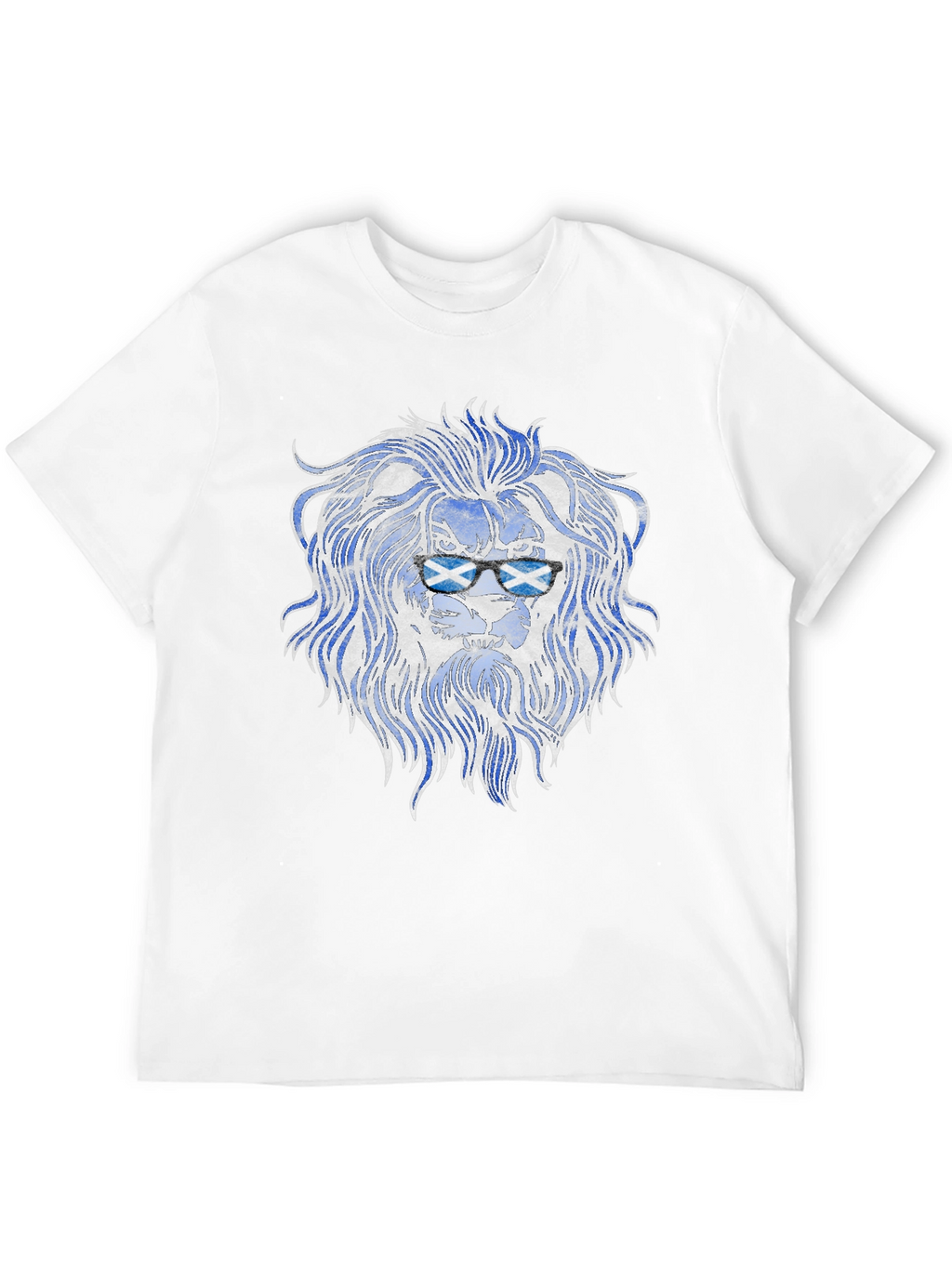 Scottish Lion Flag Graphic Mens T-Shirt