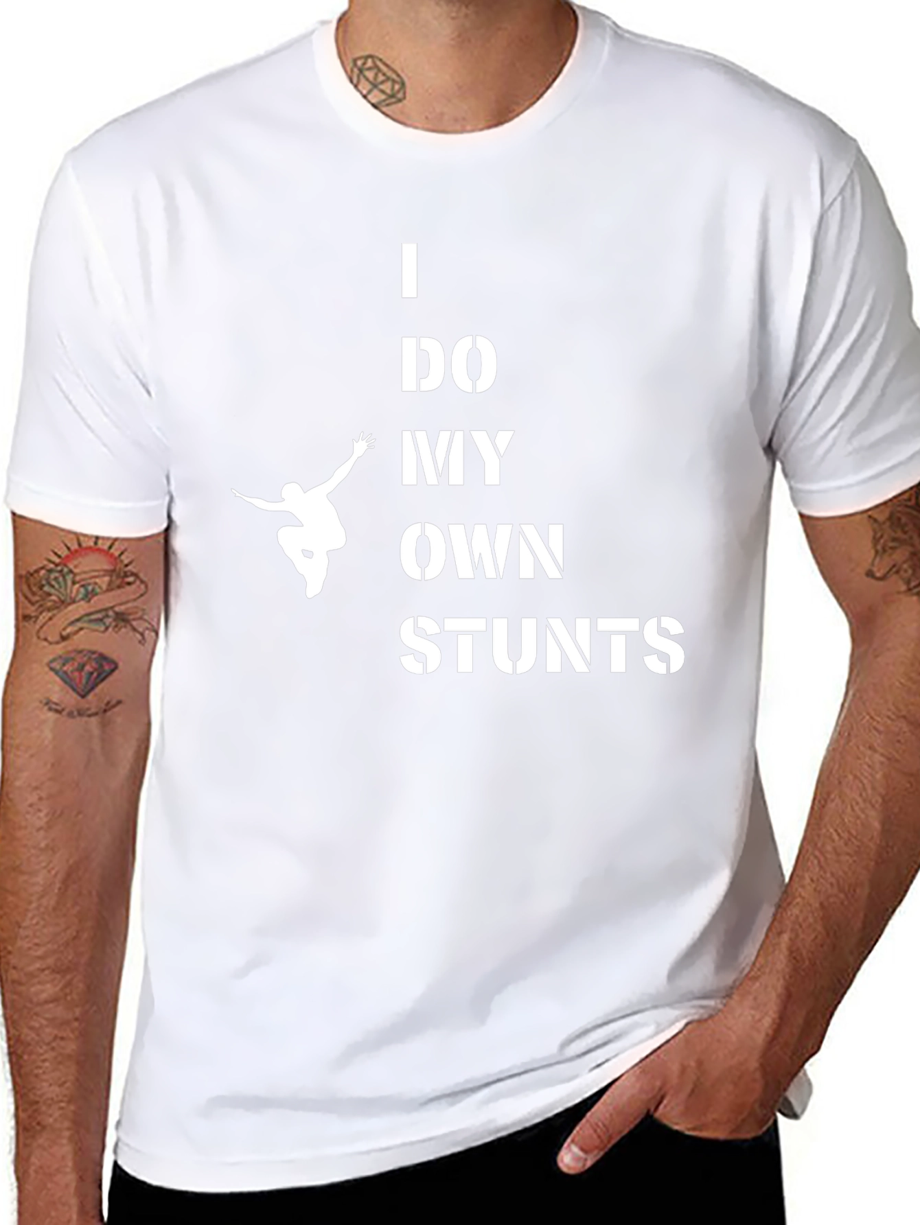 I Do My Own Stunts Graphic Tee