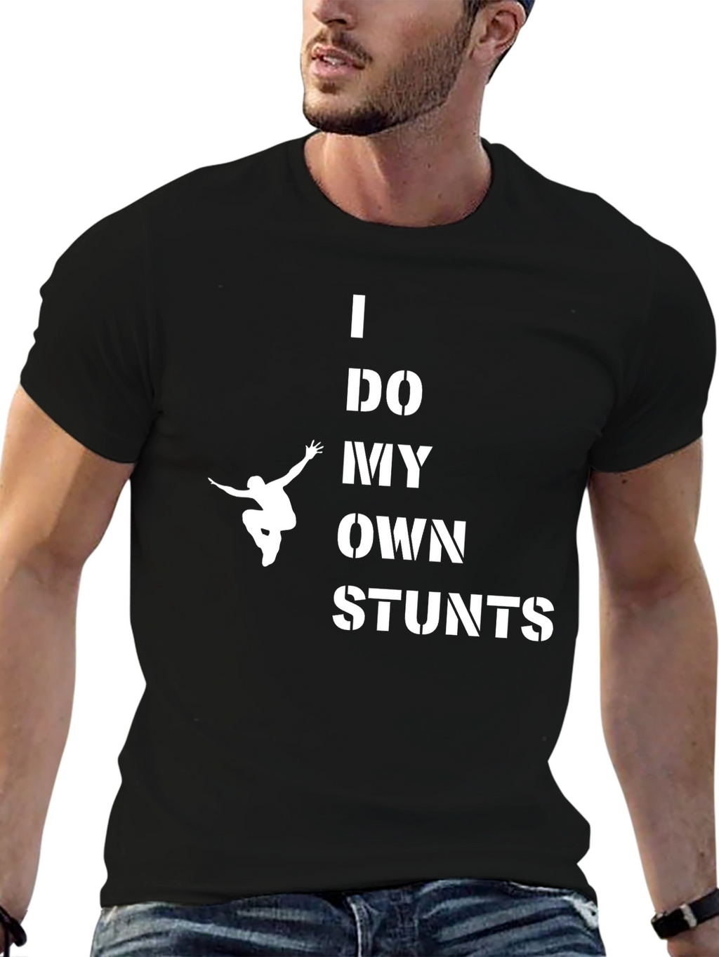 I Do My Own Stunts Graphic Tee