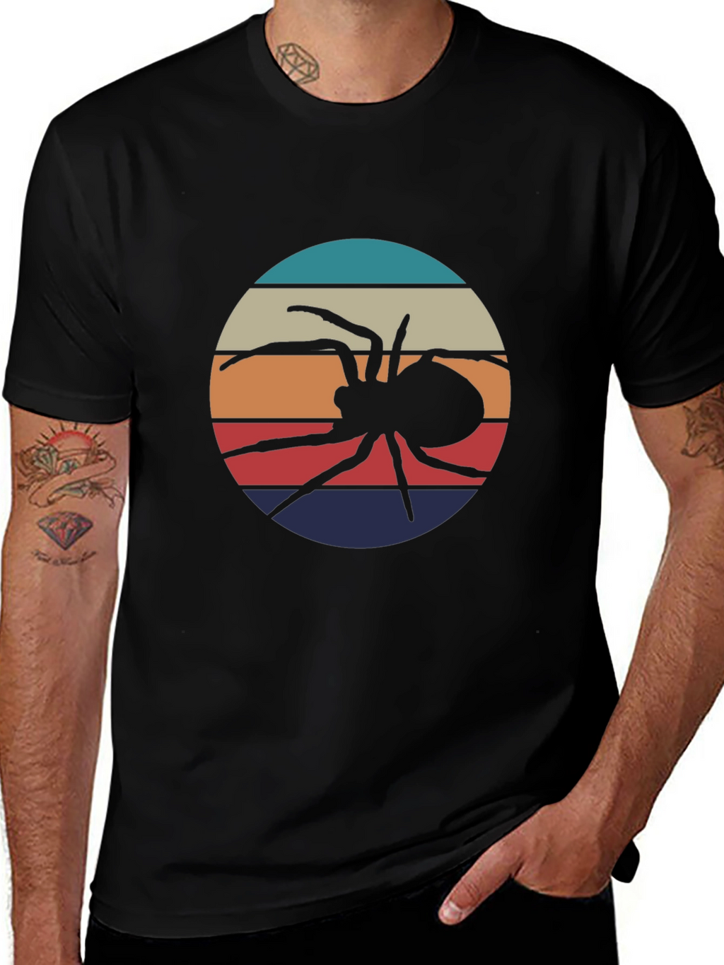 Retro Spider T-Shirt - Creepy Crawly Tee