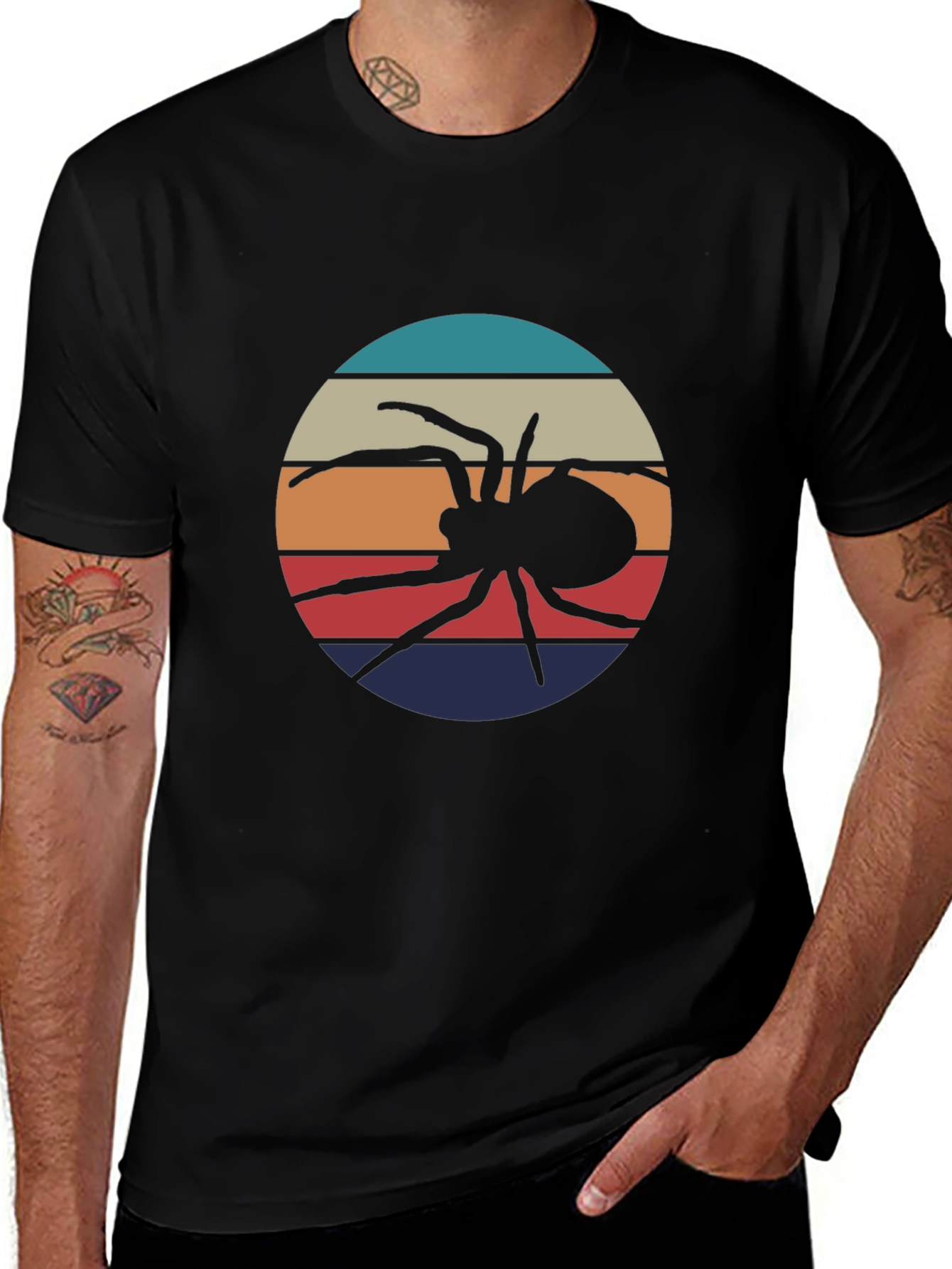 Retro Spider T-Shirt - Creepy Crawly Tee