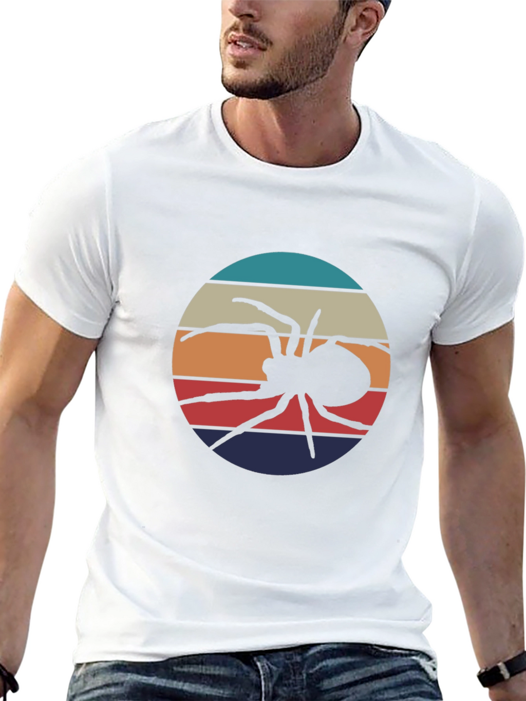 Retro Spider T-Shirt - Creepy Crawly Tee