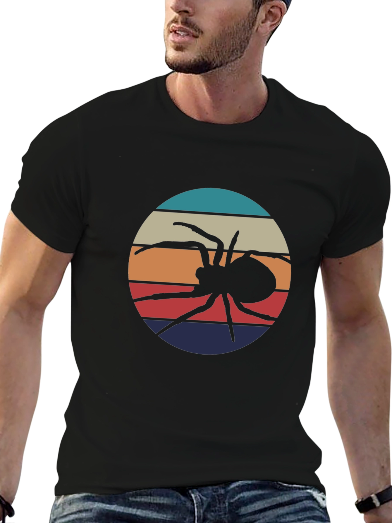 Retro Spider T-Shirt - Creepy Crawly Tee