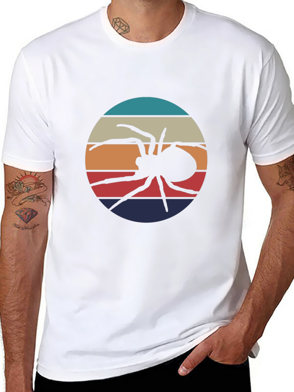 Retro Spider T-Shirt - Creepy Crawly Tee
