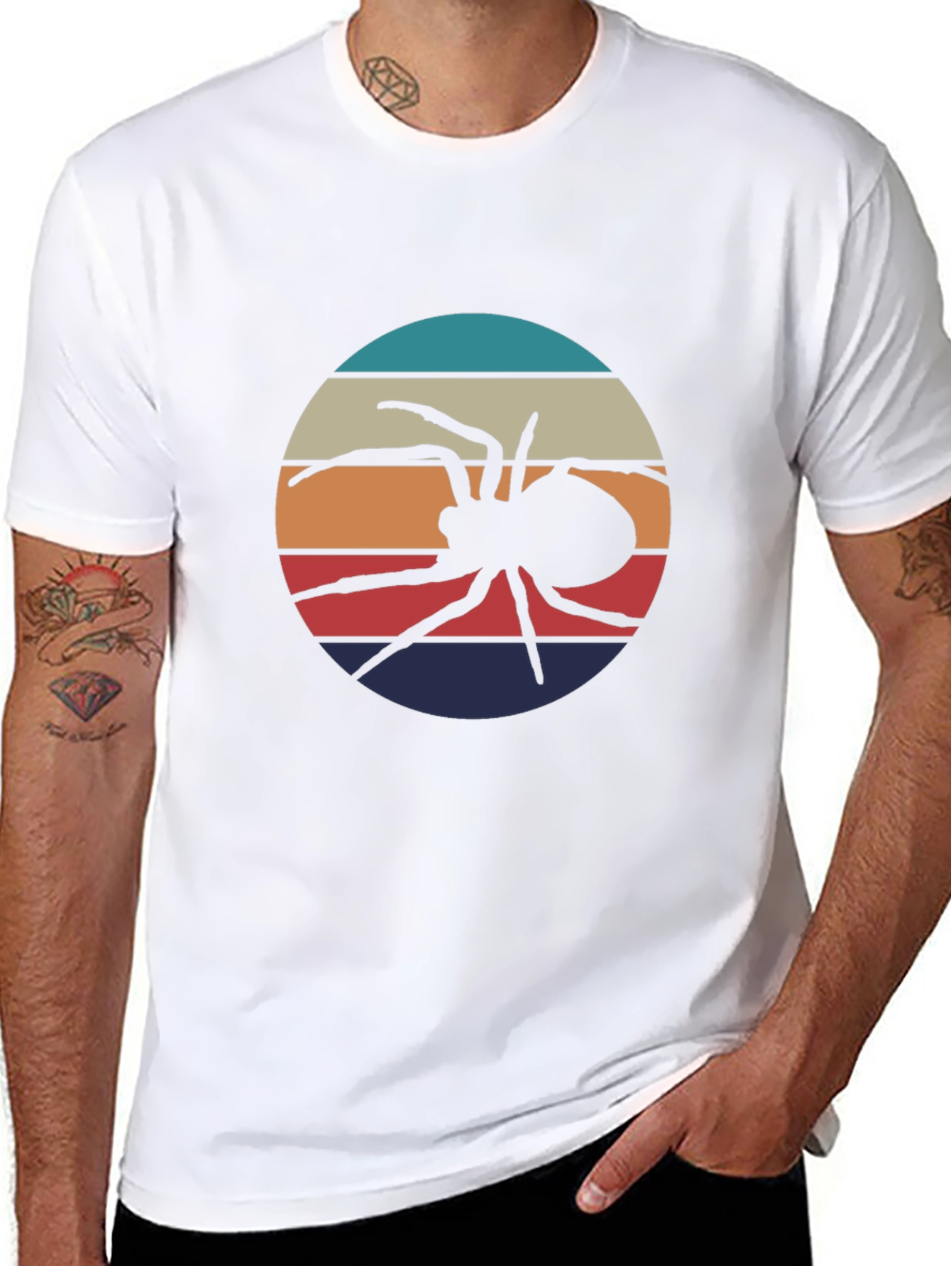 Retro Spider T-Shirt - Creepy Crawly Tee