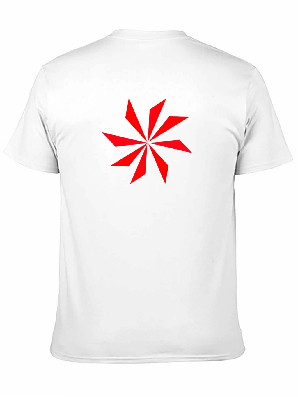 Geometric Star Graphic Black T-Shirt