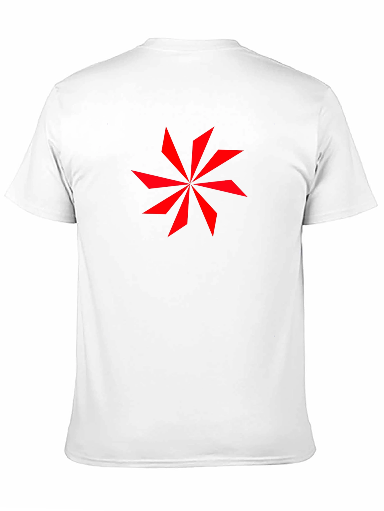 Geometric Star Graphic Black T-Shirt
