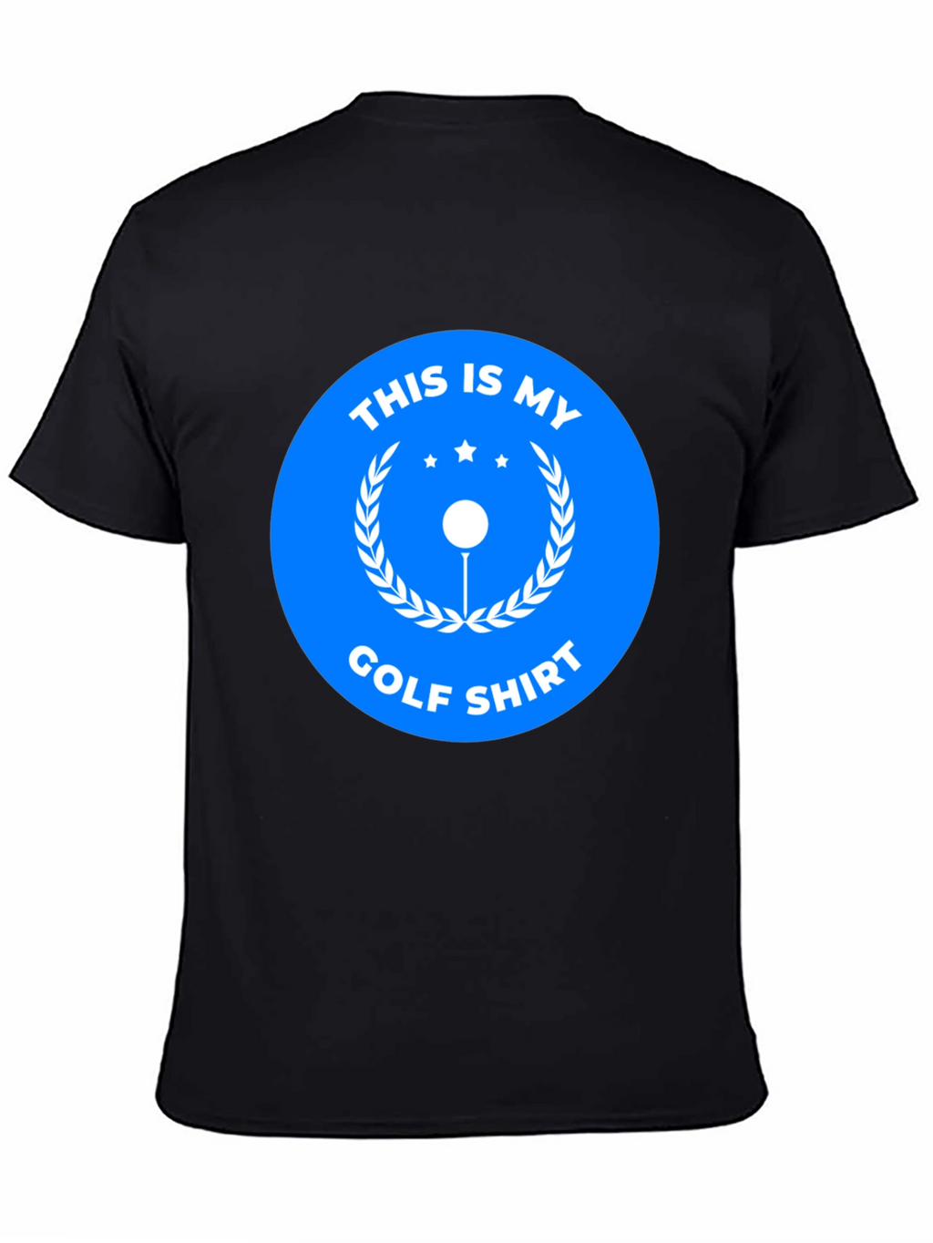 This is My Golf Shirt - Mens Black Tee