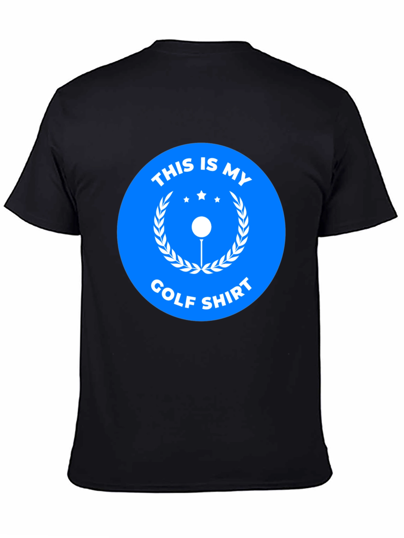 This is My Golf Shirt - Mens Black Tee