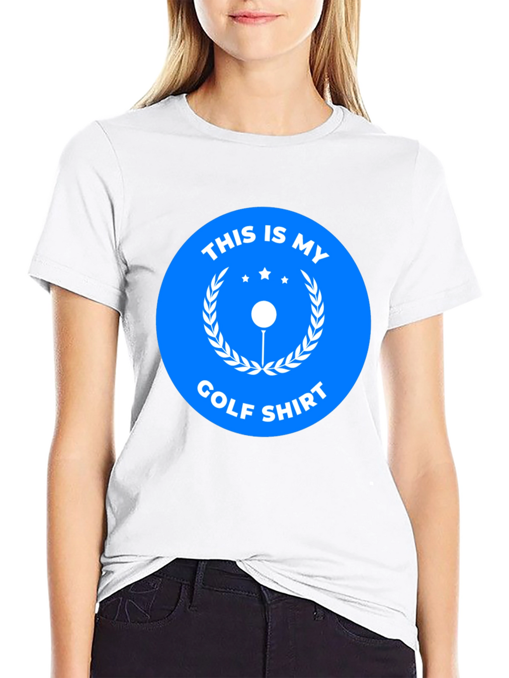 This is My Golf Shirt - Mens Black Tee