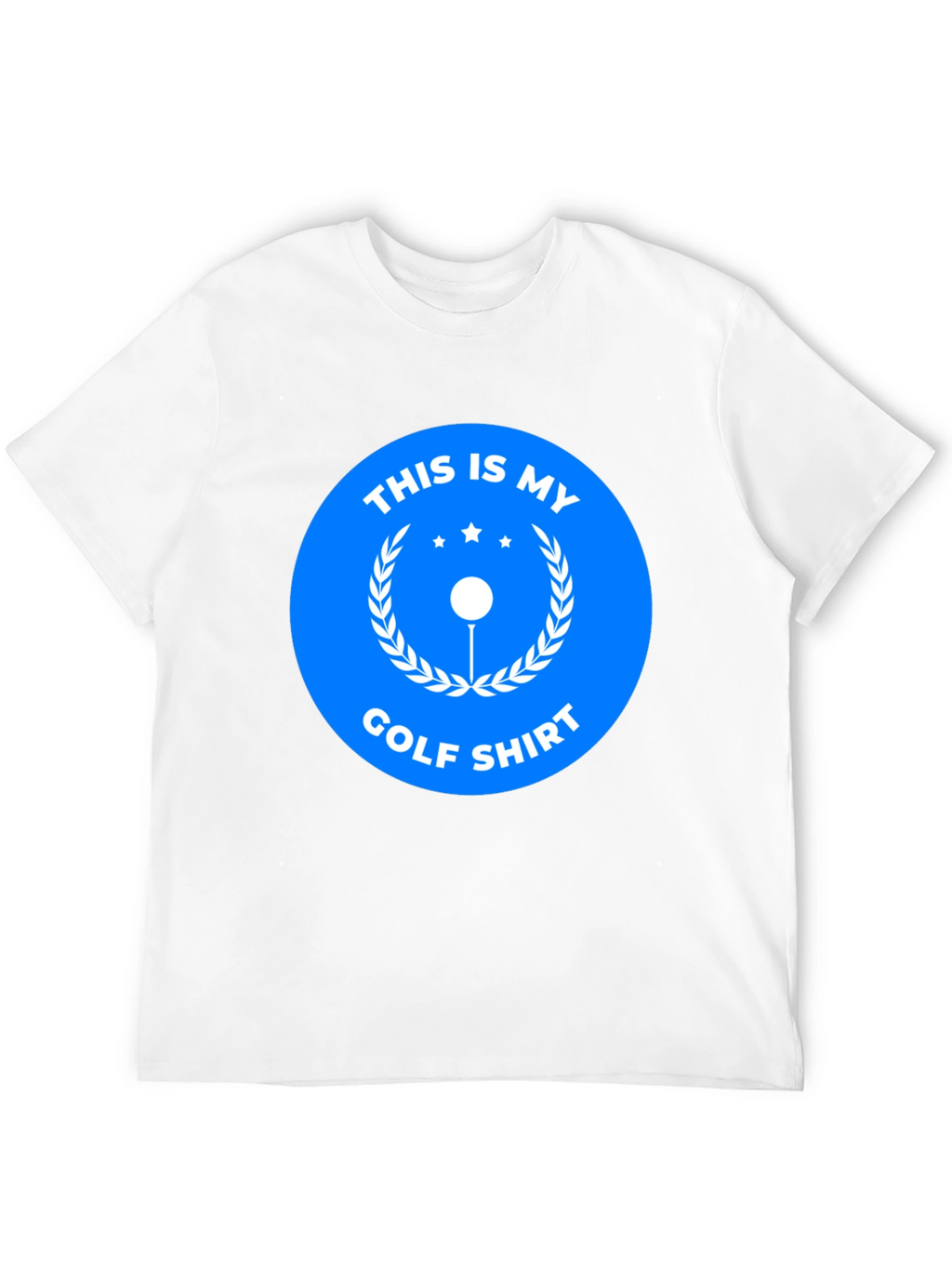 This is My Golf Shirt - Mens Black Tee