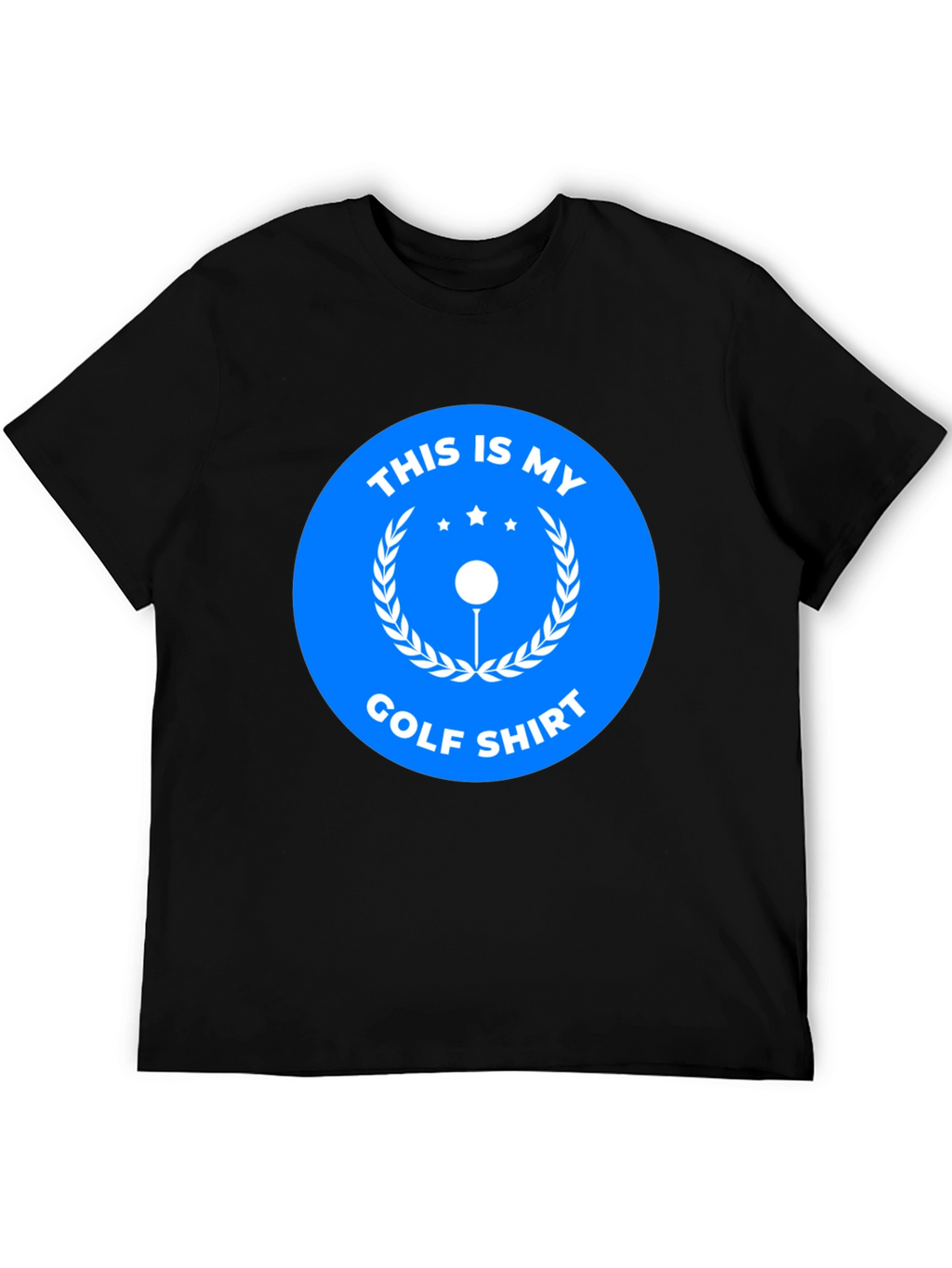 This is My Golf Shirt - Mens Black Tee