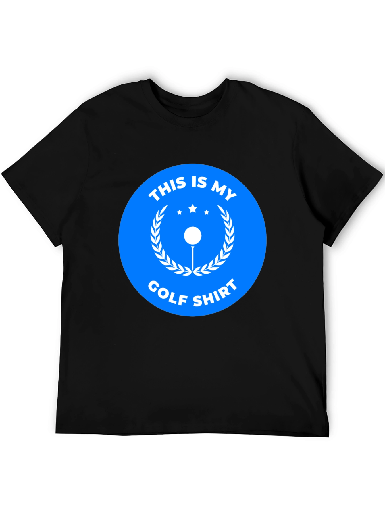 This is My Golf Shirt - Mens Black Tee