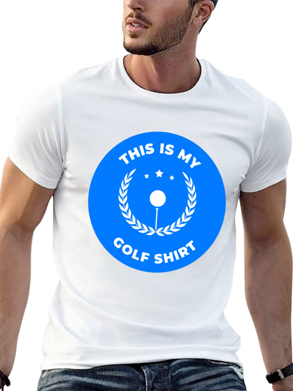 This is My Golf Shirt - Mens Black Tee