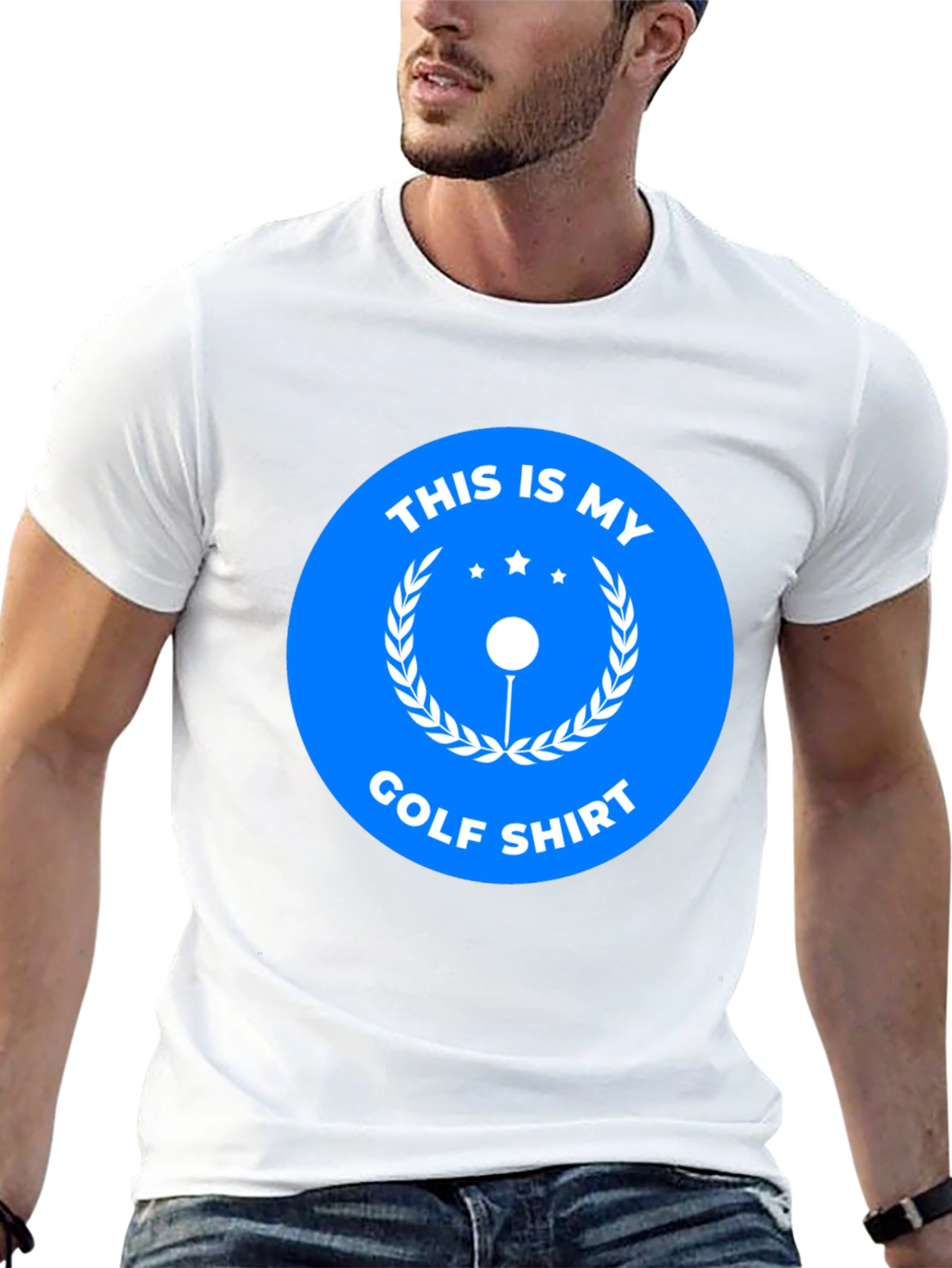 This is My Golf Shirt - Mens Black Tee