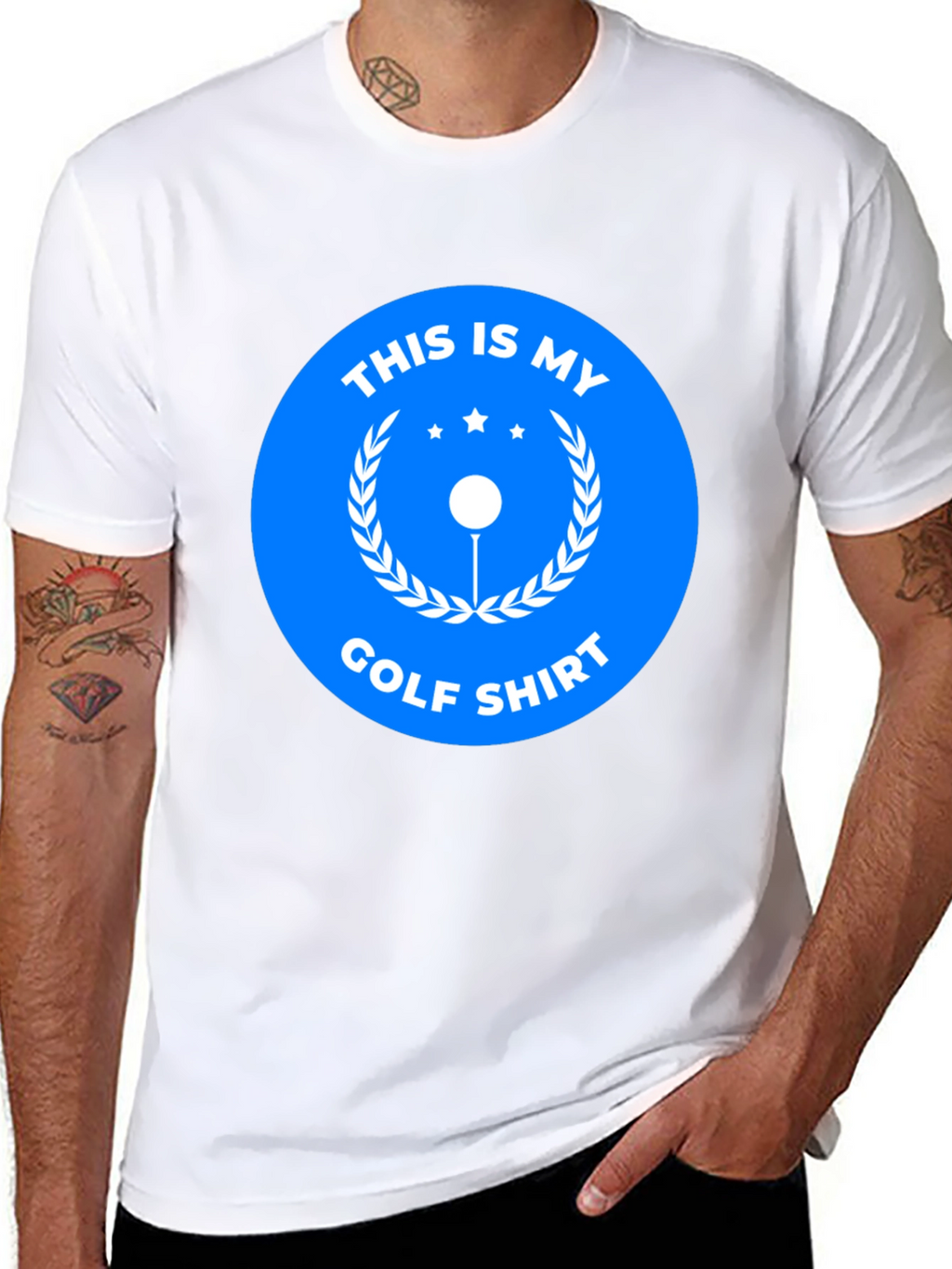 This is My Golf Shirt - Mens Black Tee