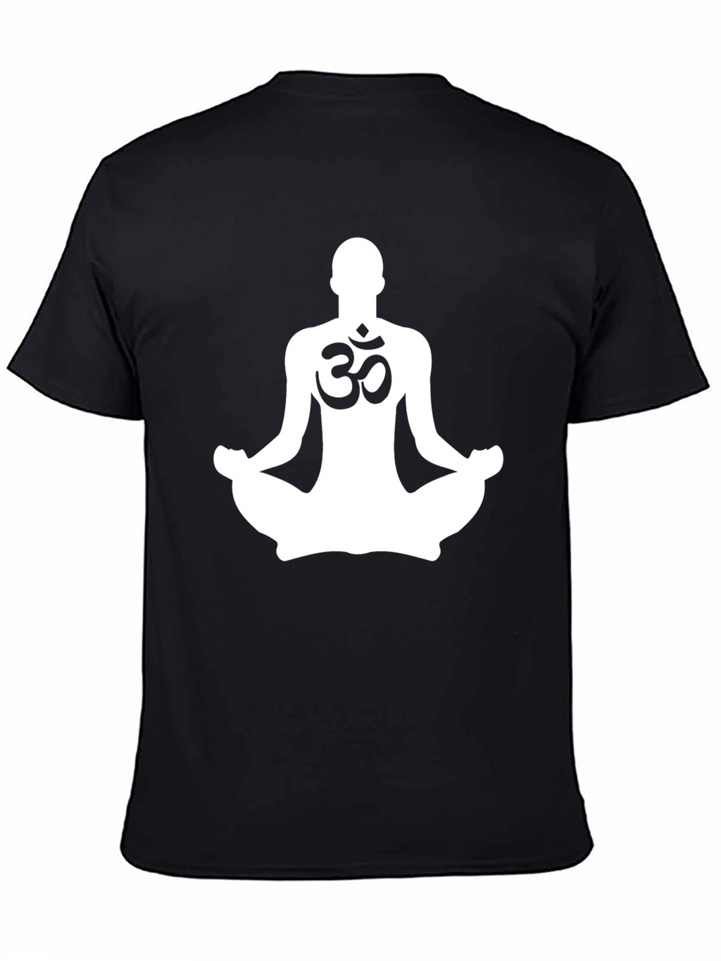 Yoga Meditation Om Symbol Black T-Shirt