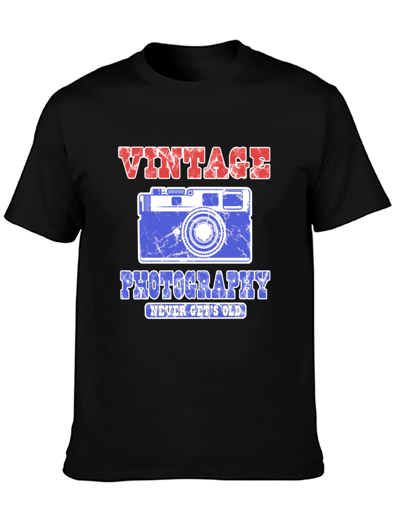 Vintage Photography T-Shirt - Never Gets Old
