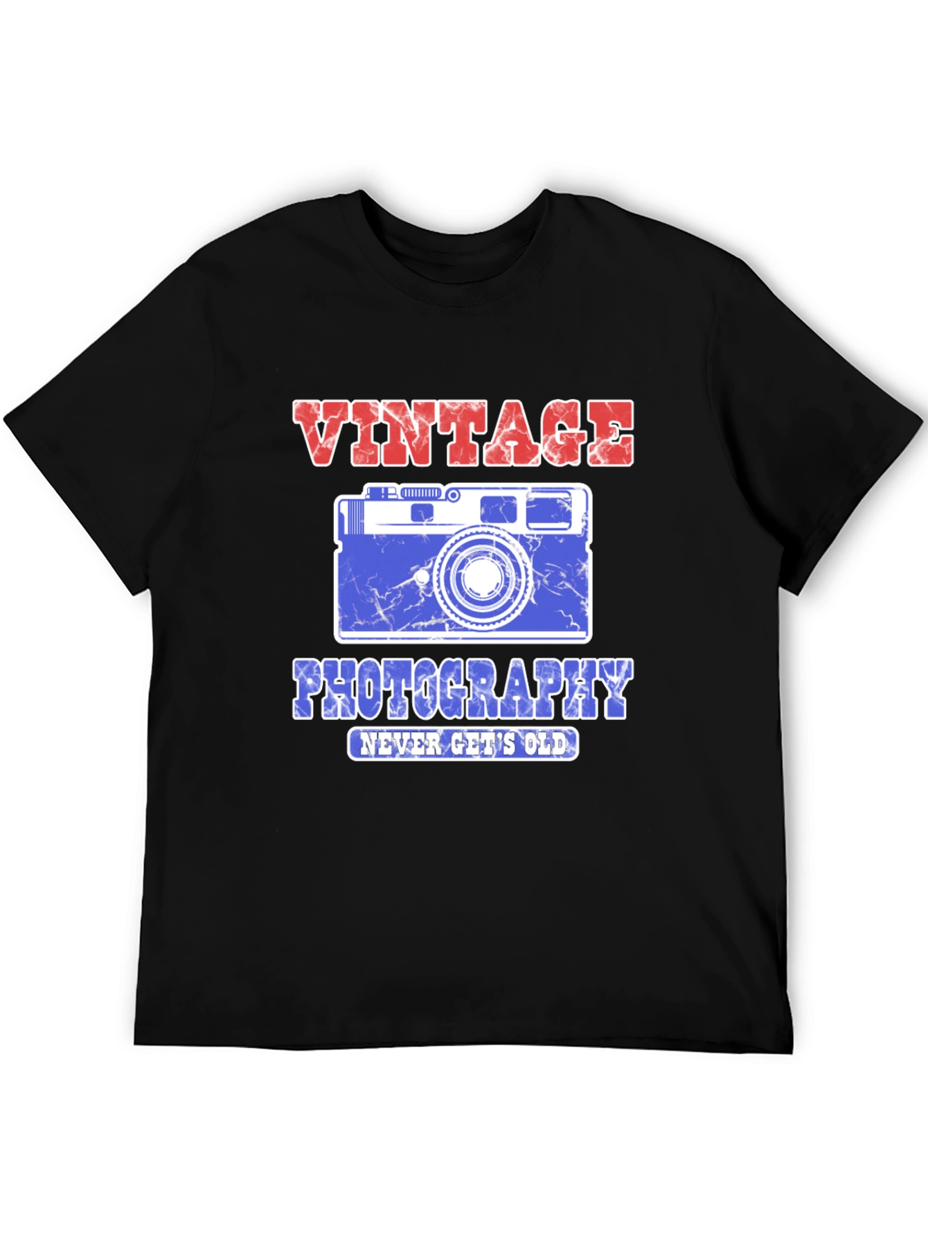 Vintage Photography T-Shirt - Never Gets Old