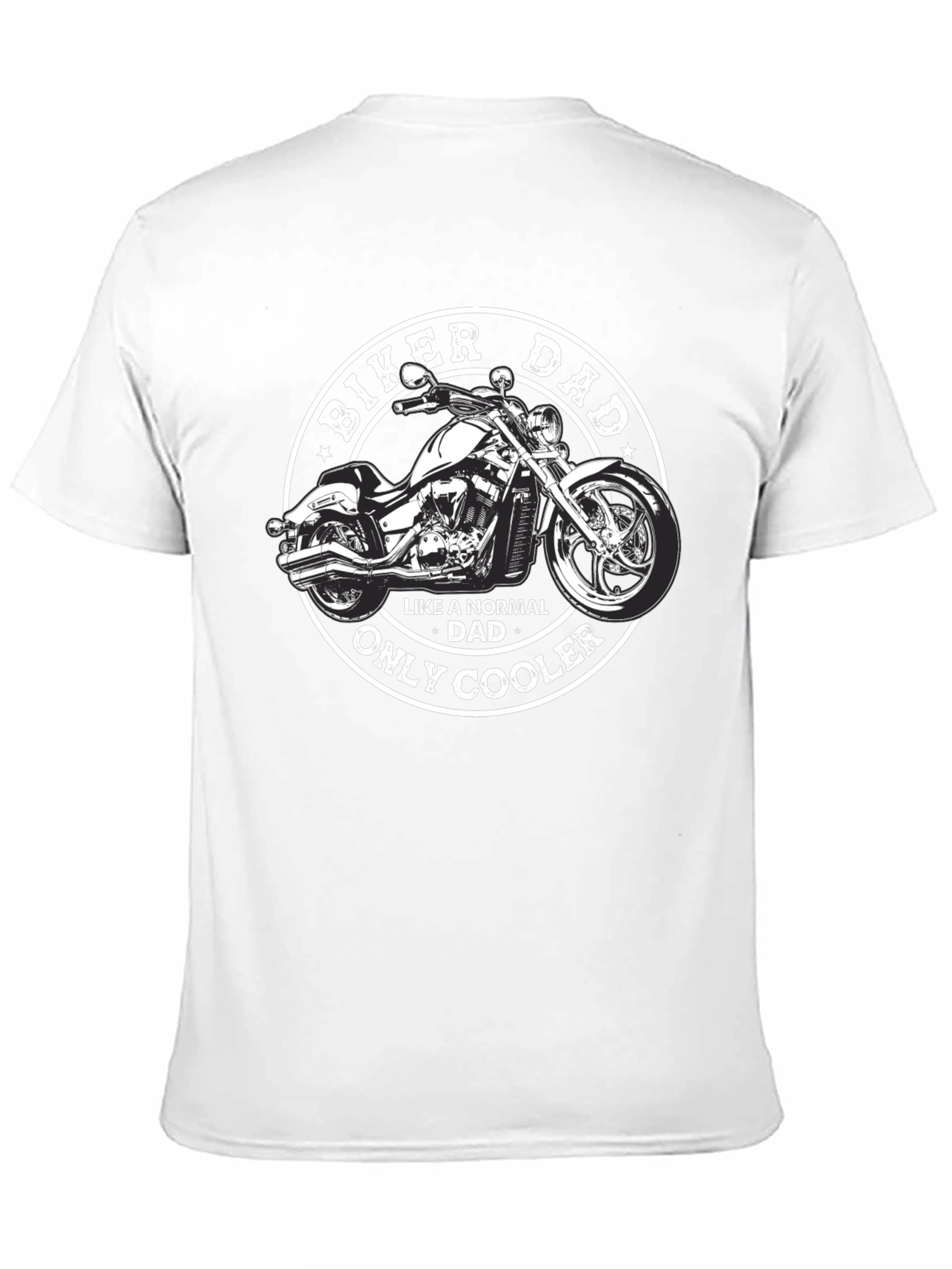 Biker Dad T-Shirt - Motorcycle Graphic Tee