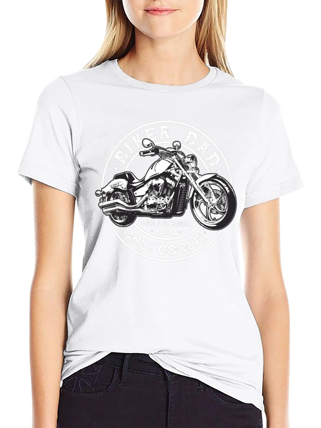 Biker Dad T-Shirt - Motorcycle Graphic Tee