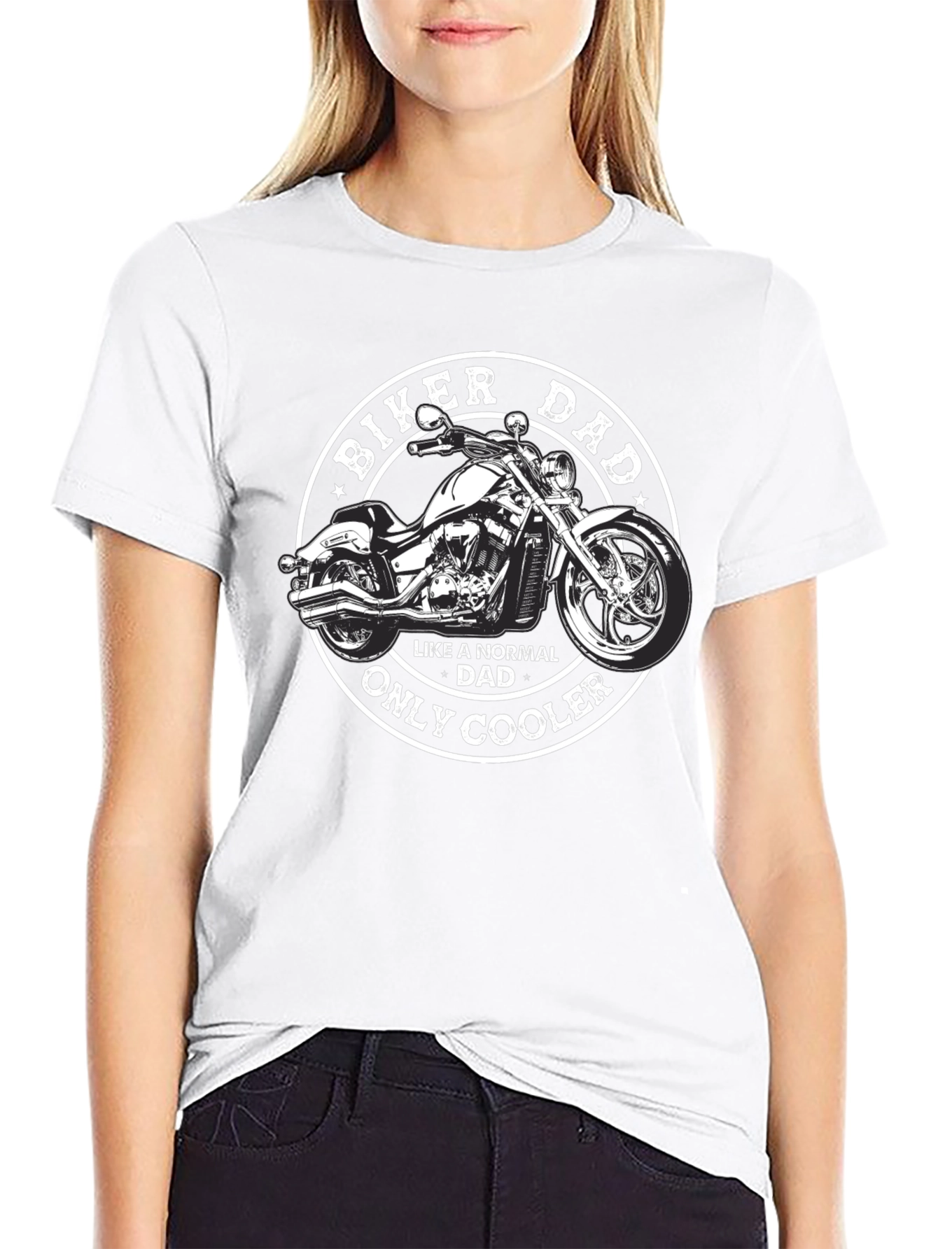 Biker Dad T-Shirt - Motorcycle Graphic Tee