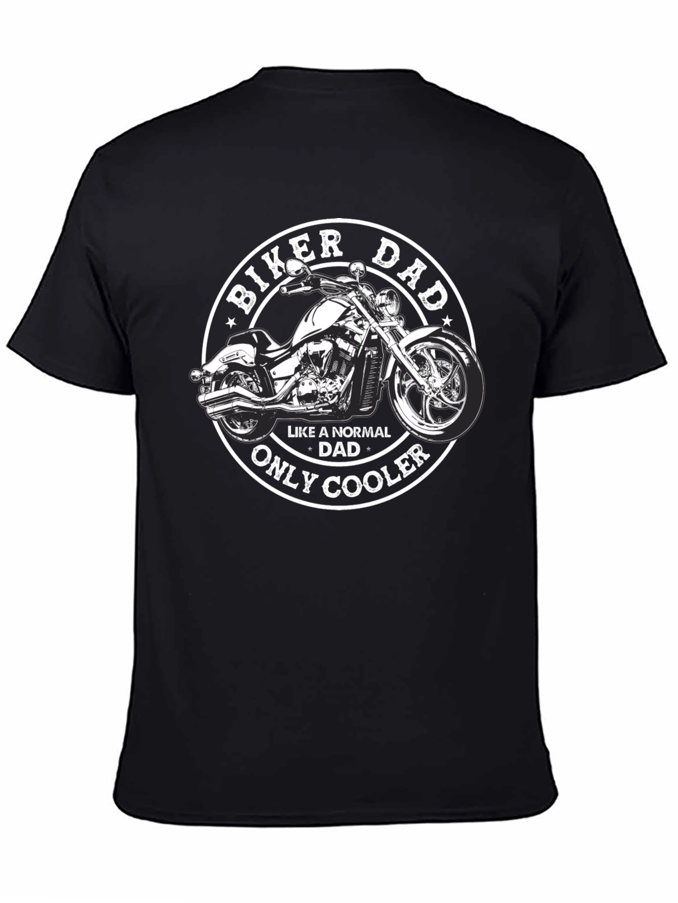 Biker Dad T-Shirt - Motorcycle Graphic Tee